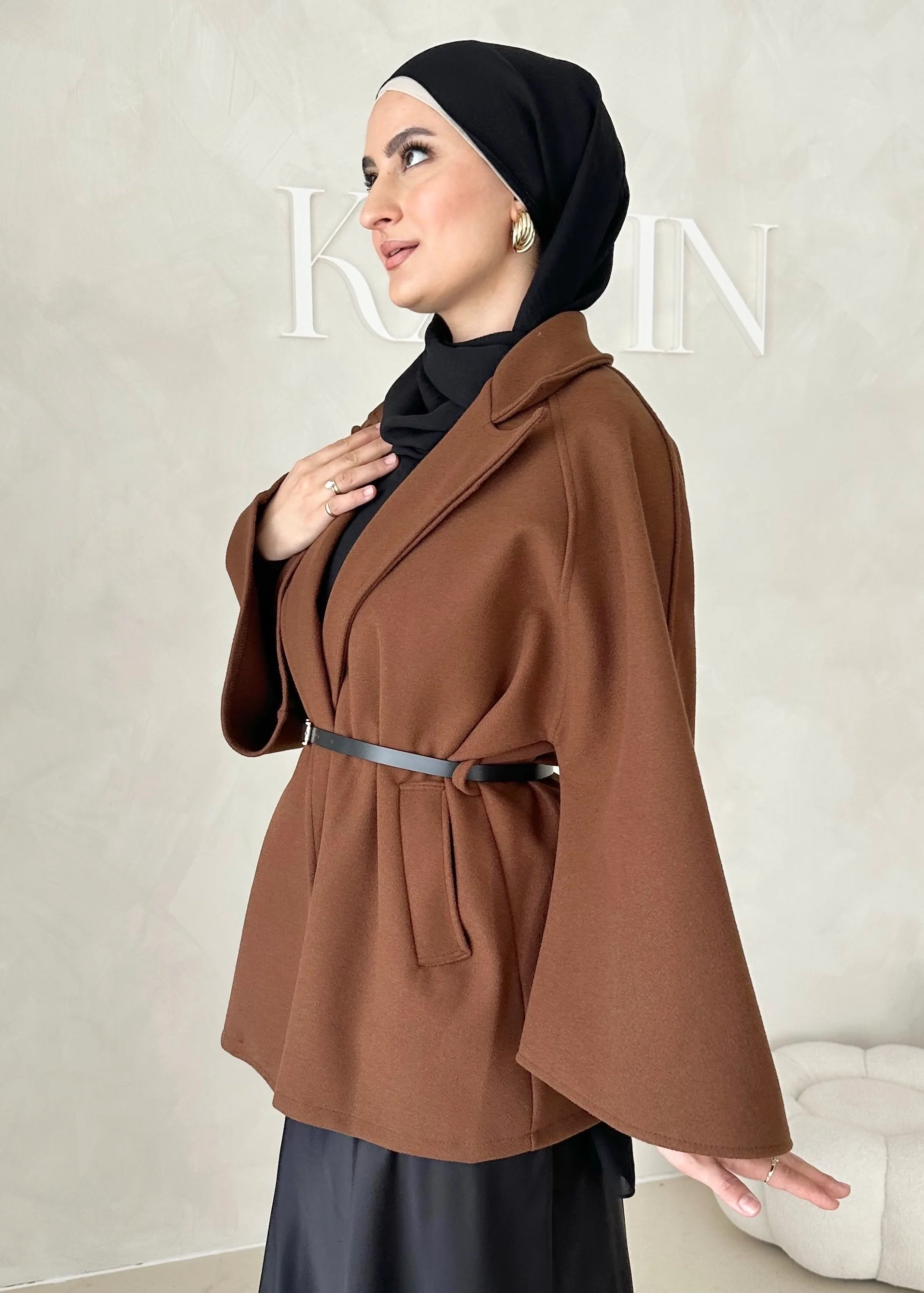 Blazerjacke mit Gürtel - Image 15
