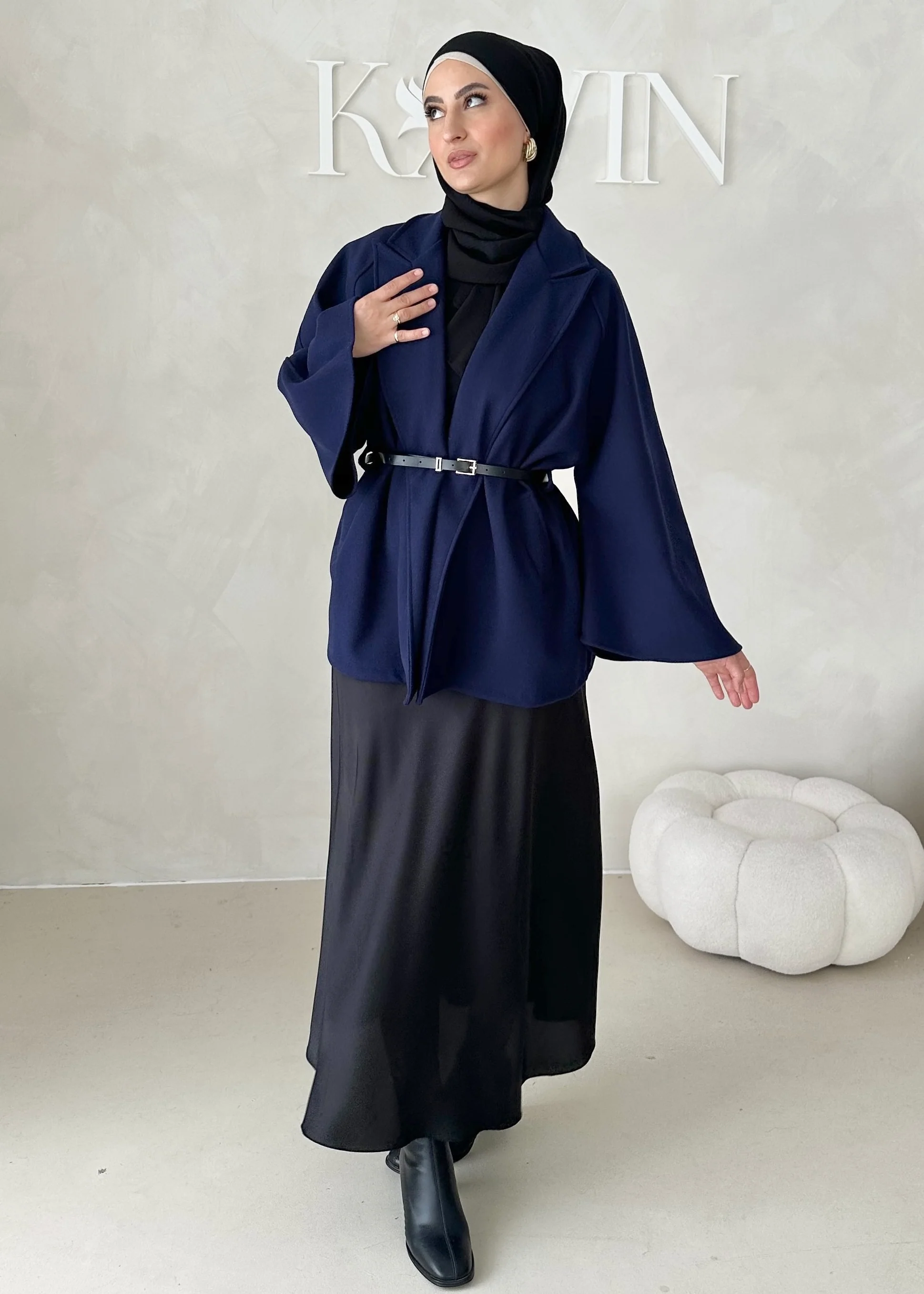 Blazerjacke mit Gürtel - Image 20