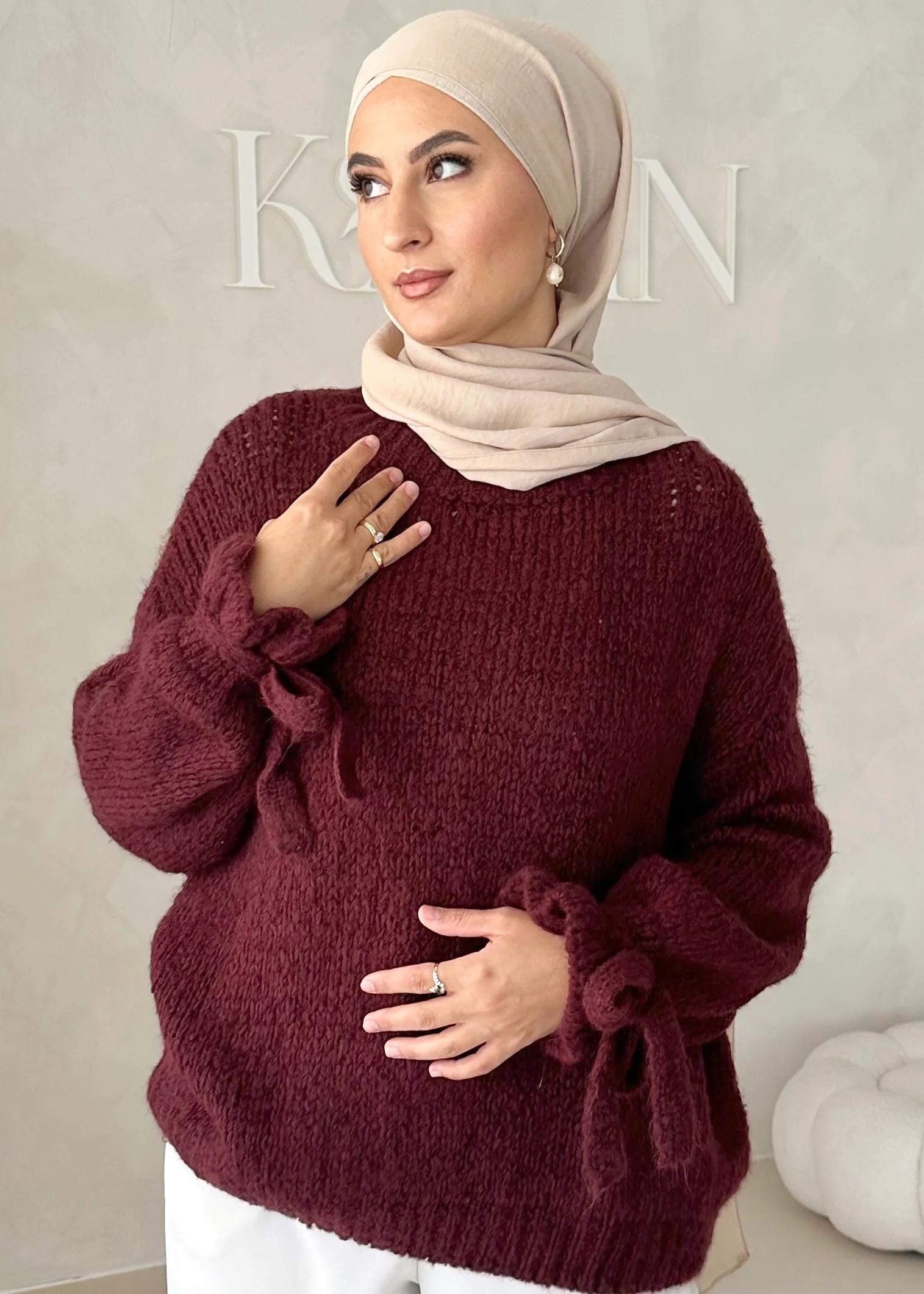 Pullover mit Schnürdetail - Image 13