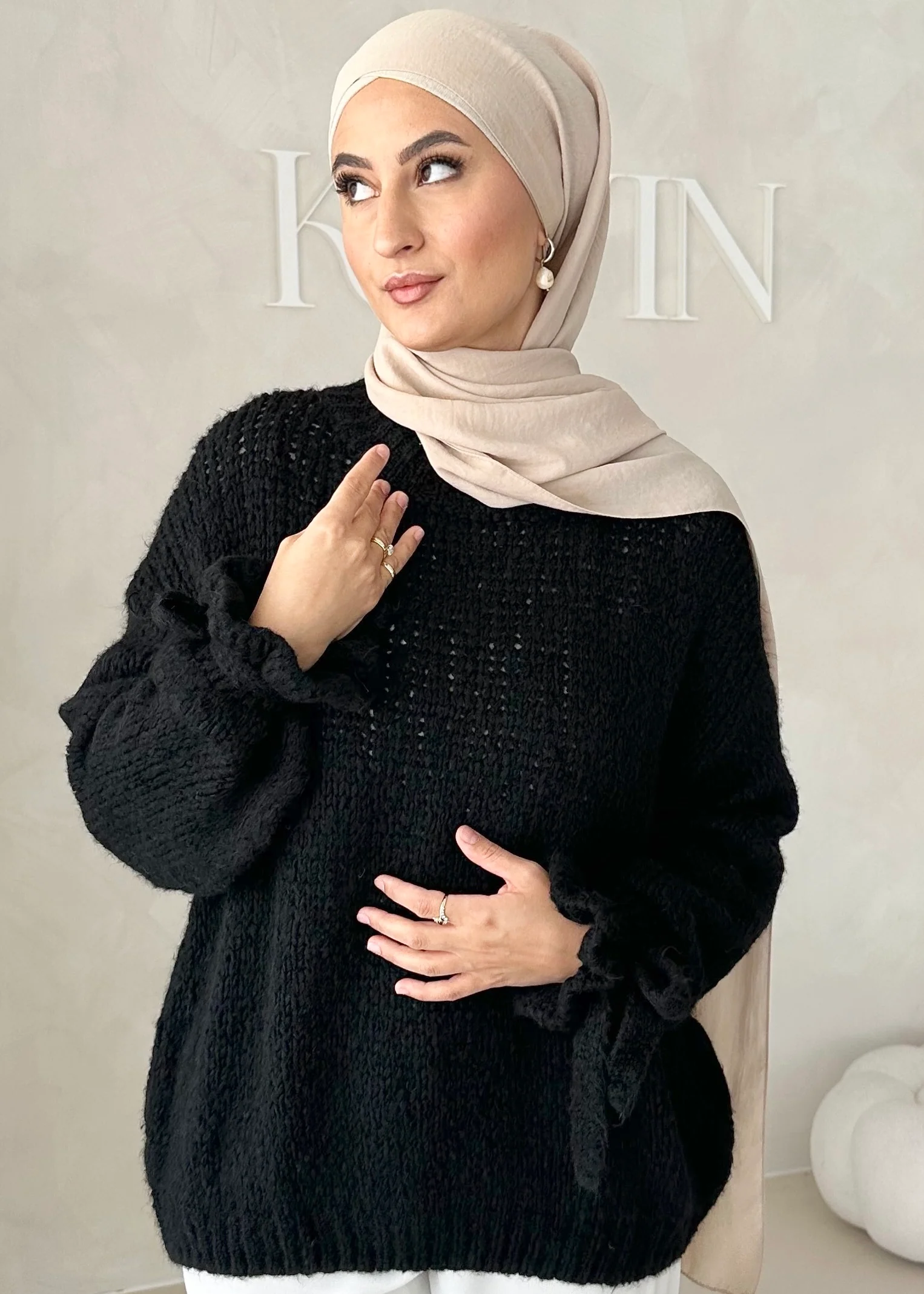 Pullover mit Schnürdetail - Image 22