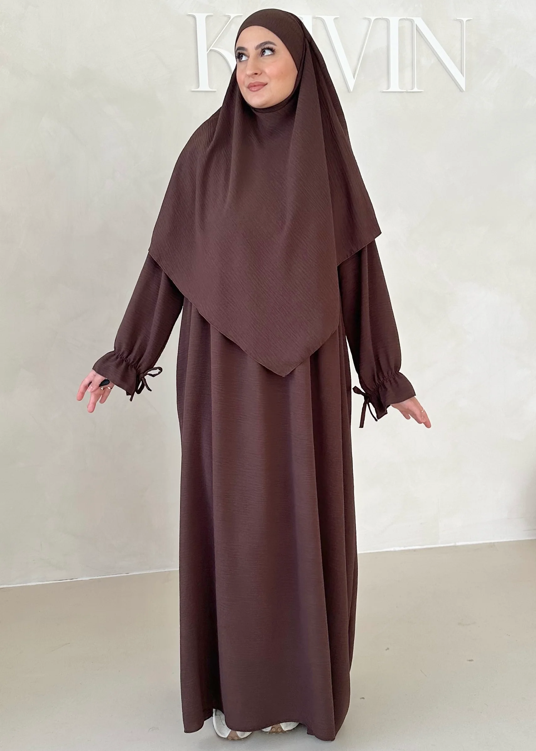 Comfort Abaya Set mit Khimar - Image 10