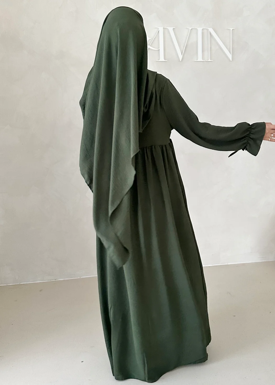 Comfort Abaya Set mit Khimar - Image 13
