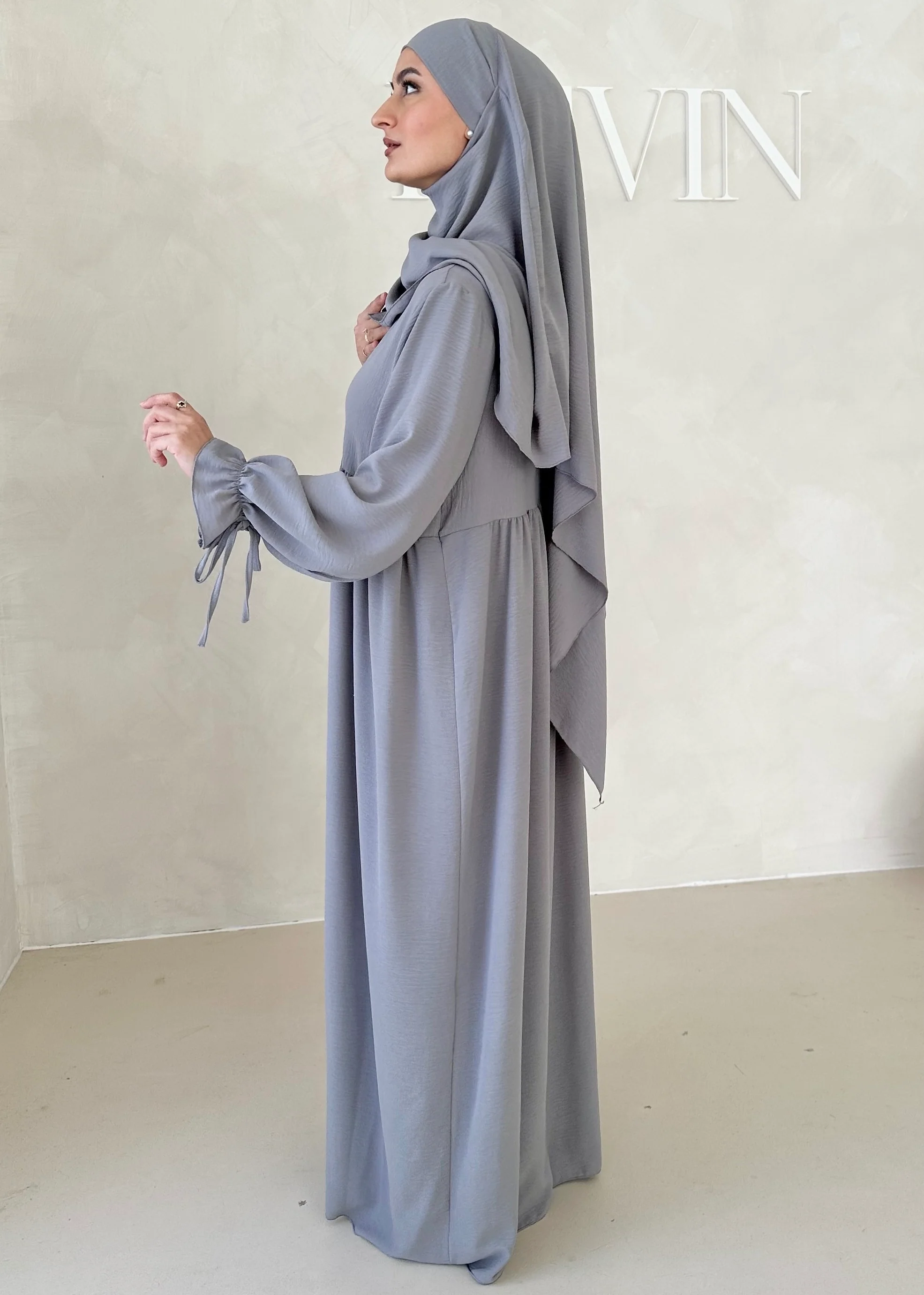 Comfort Abaya Set mit Khimar - Image 17