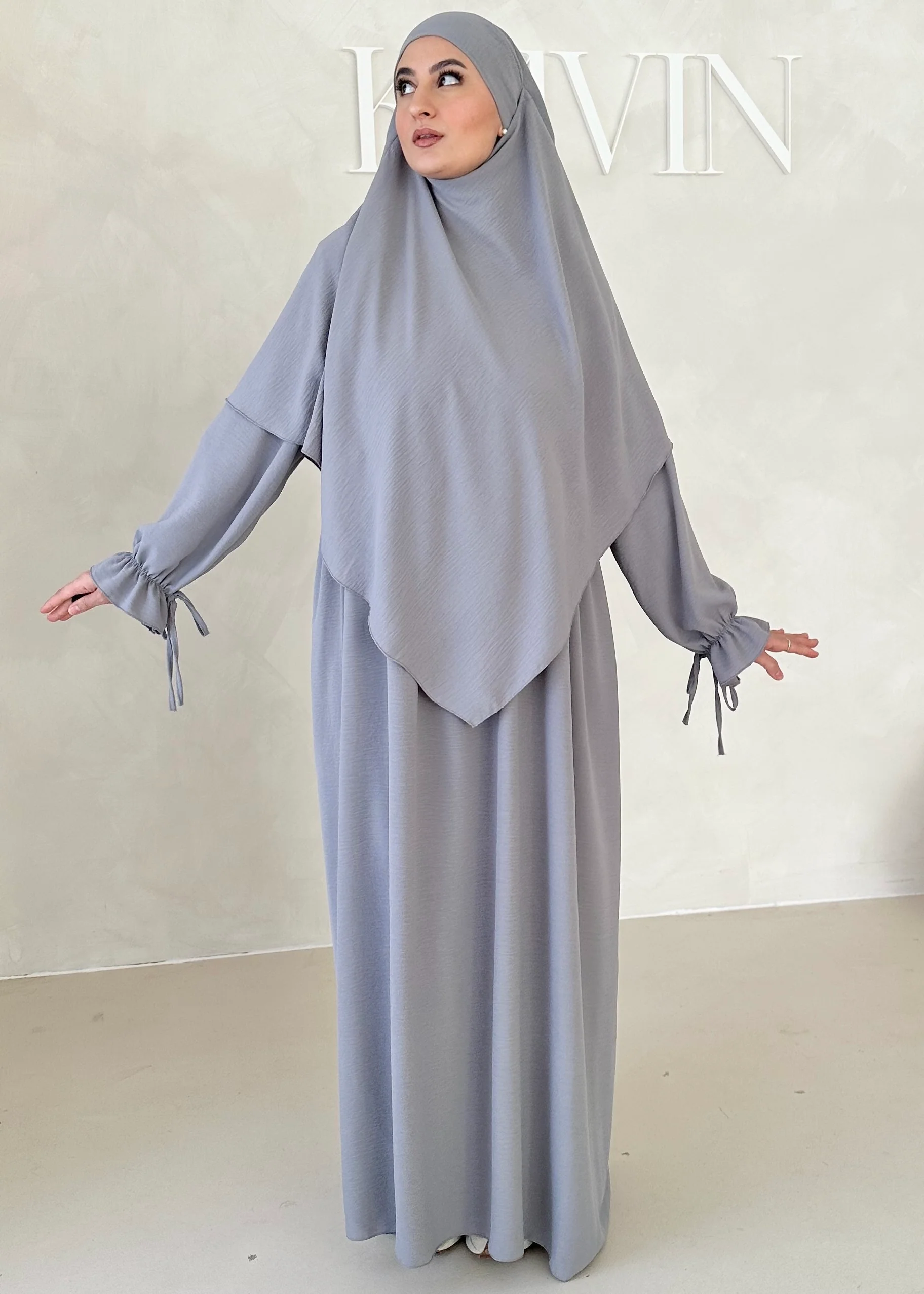 Comfort Abaya Set mit Khimar - Image 20