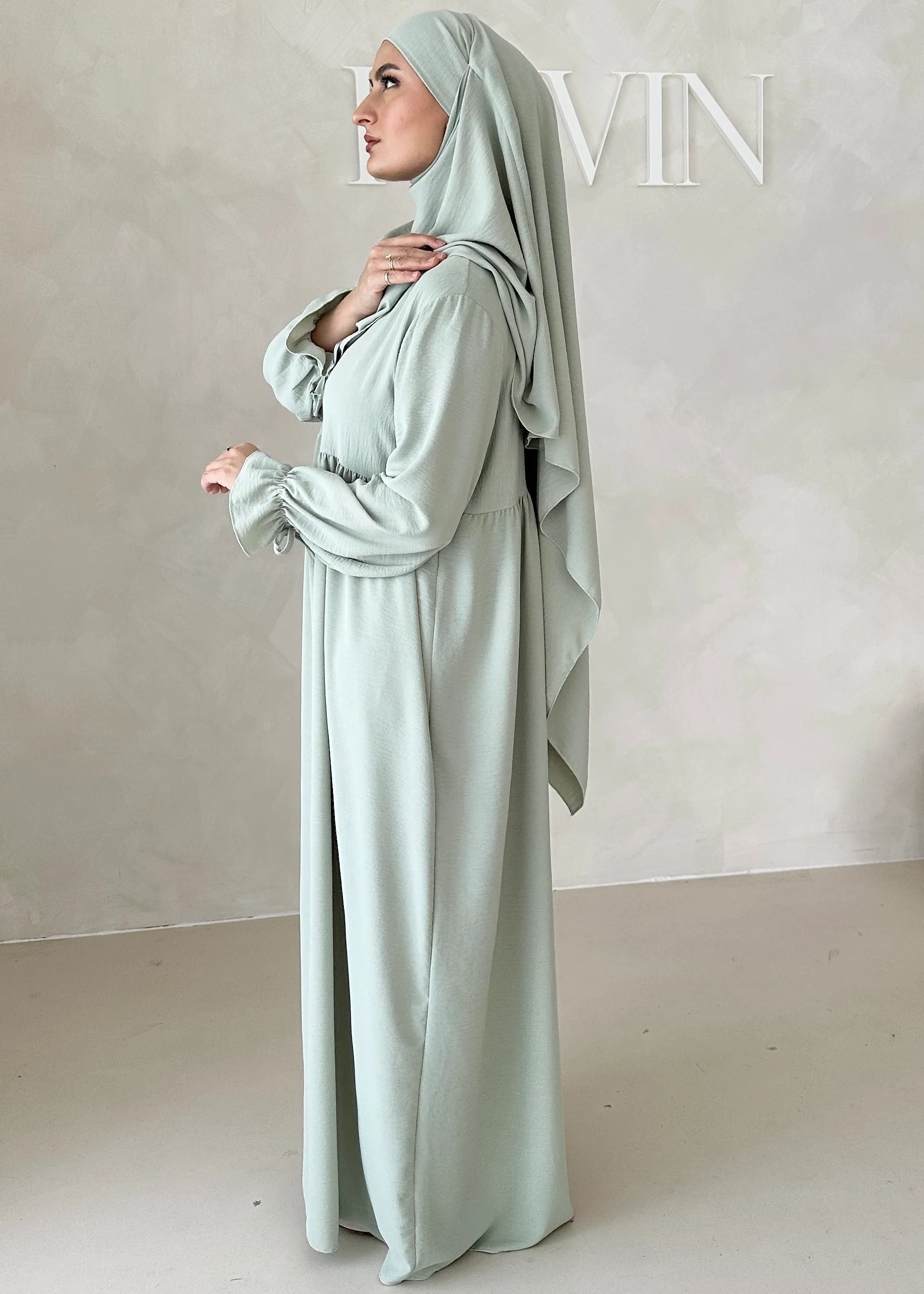 Comfort Abaya Set mit Khimar - Image 25