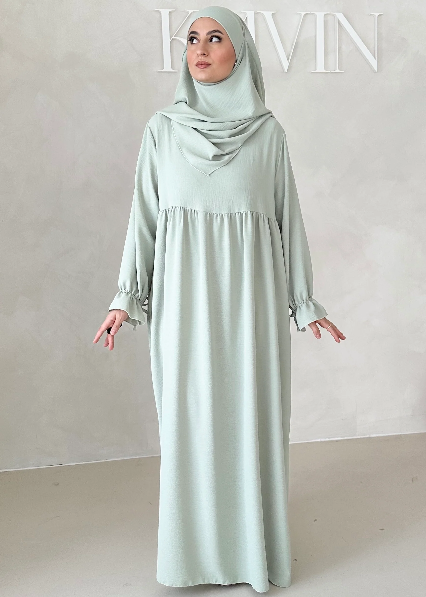 Comfort Abaya Set mit Khimar - Image 27