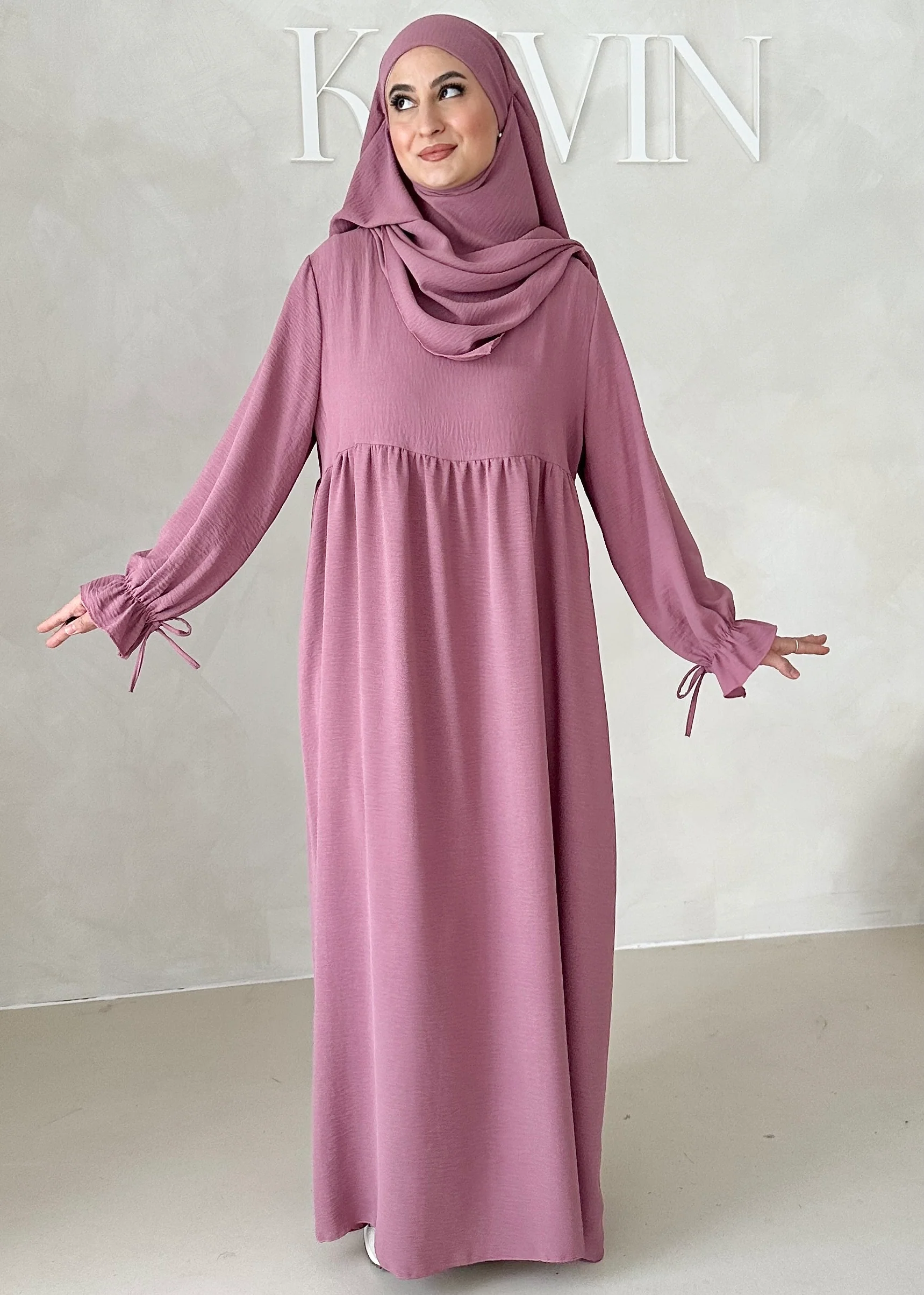 Comfort Abaya Set mit Khimar - Image 33