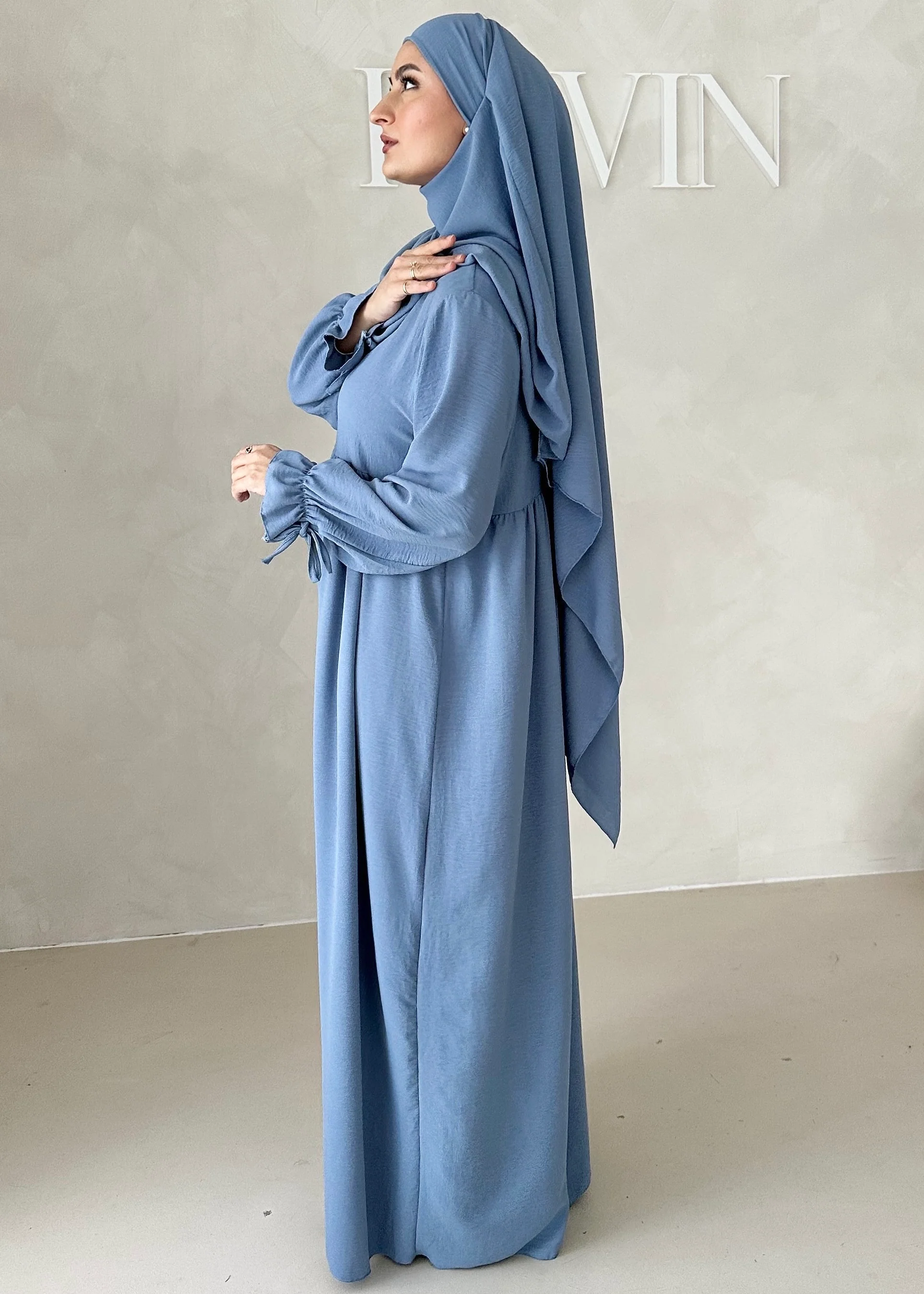 Comfort Abaya Set mit Khimar - Image 35