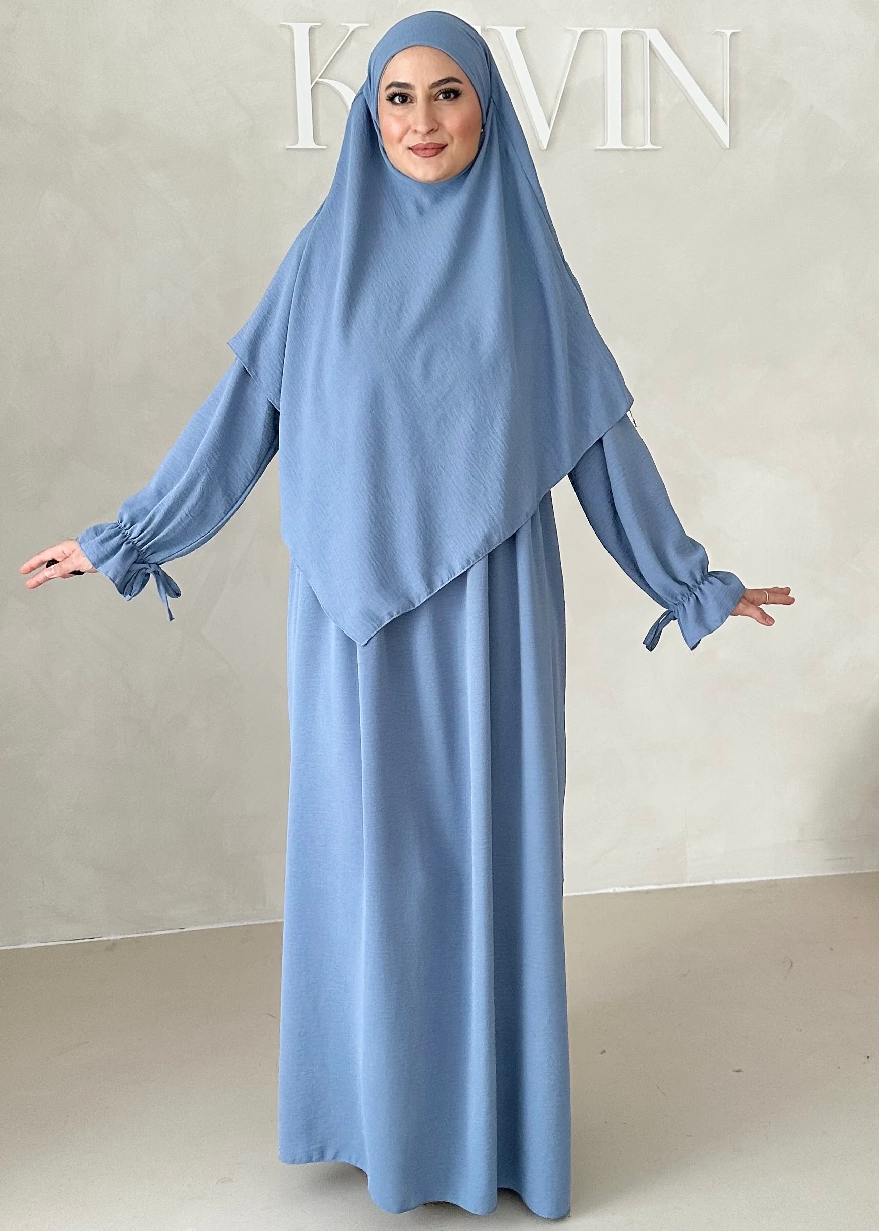 Comfort Abaya Set mit Khimar - Image 38
