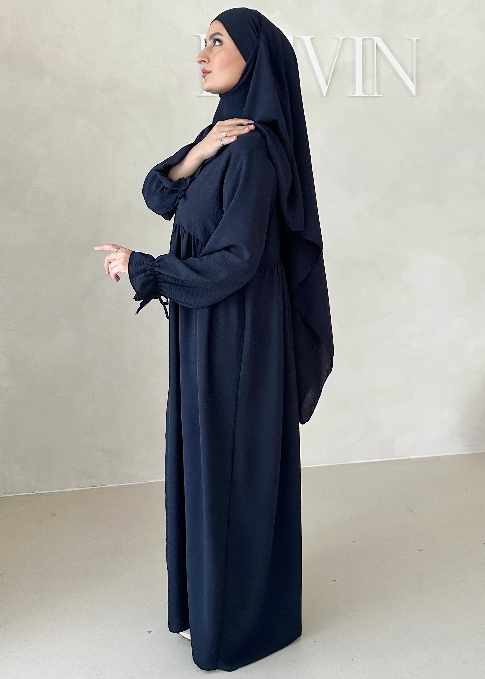 Comfort Abaya Set mit Khimar - Image 39