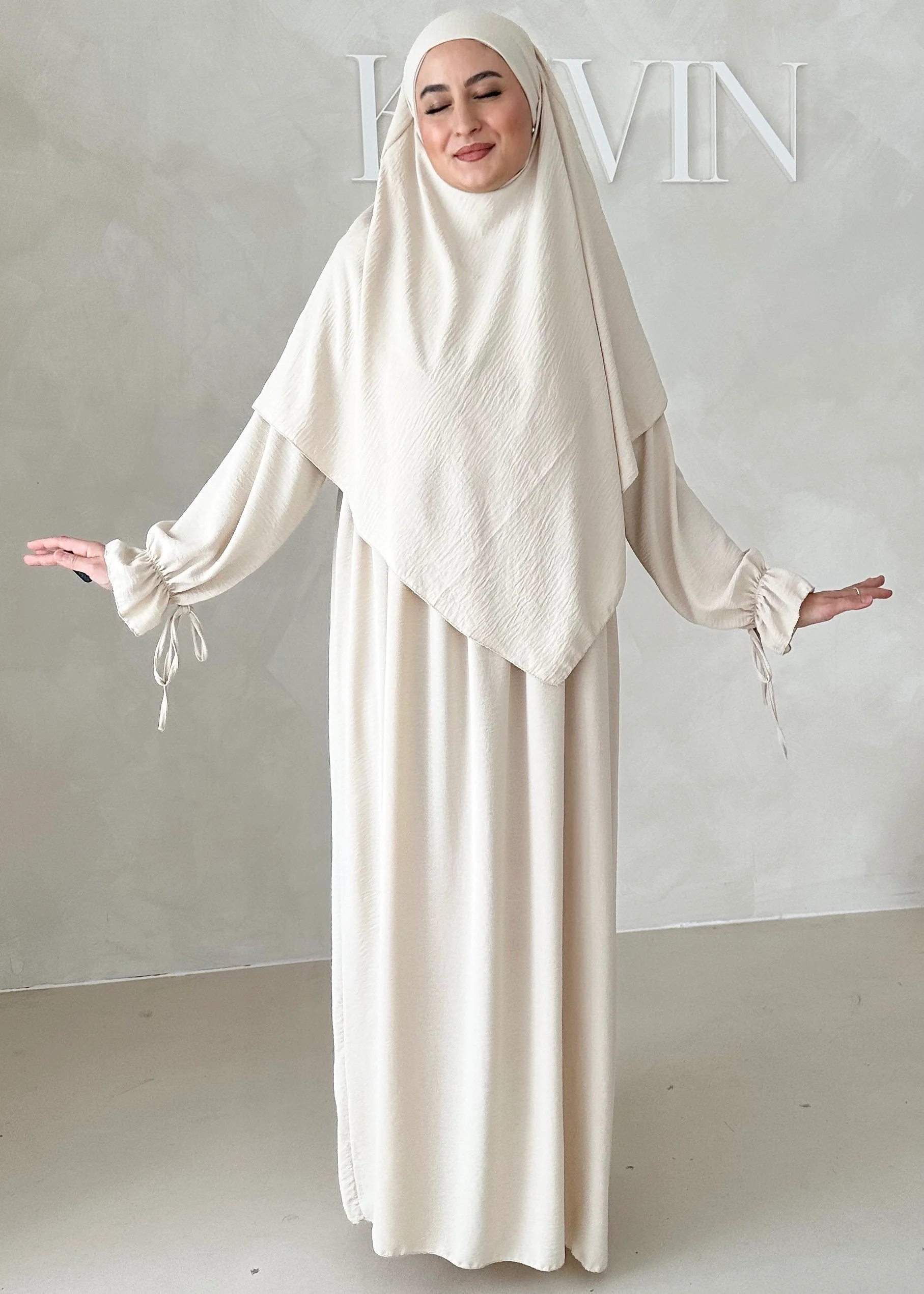 Comfort Abaya Set mit Khimar - Image 4