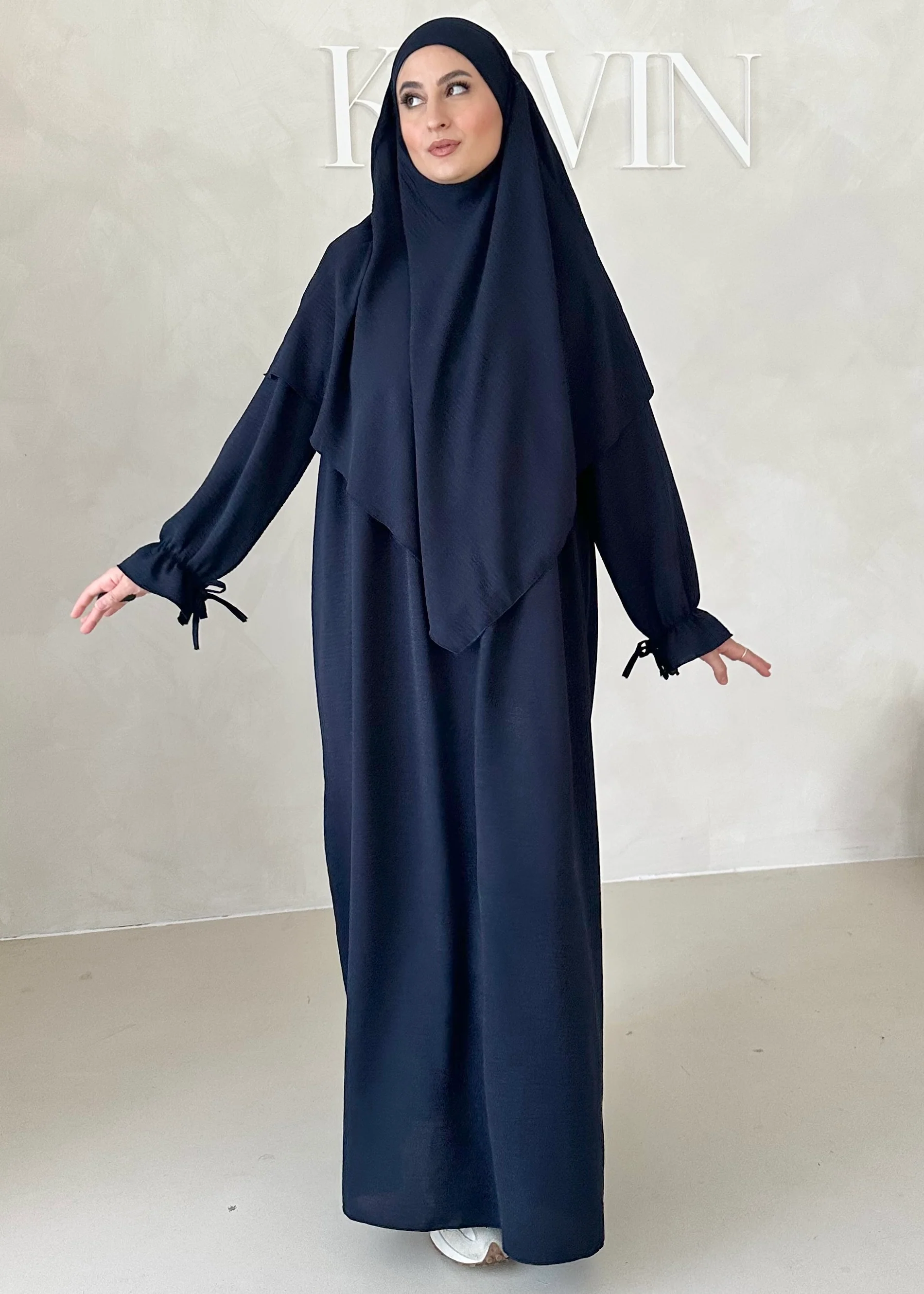 Comfort Abaya Set mit Khimar - Image 42