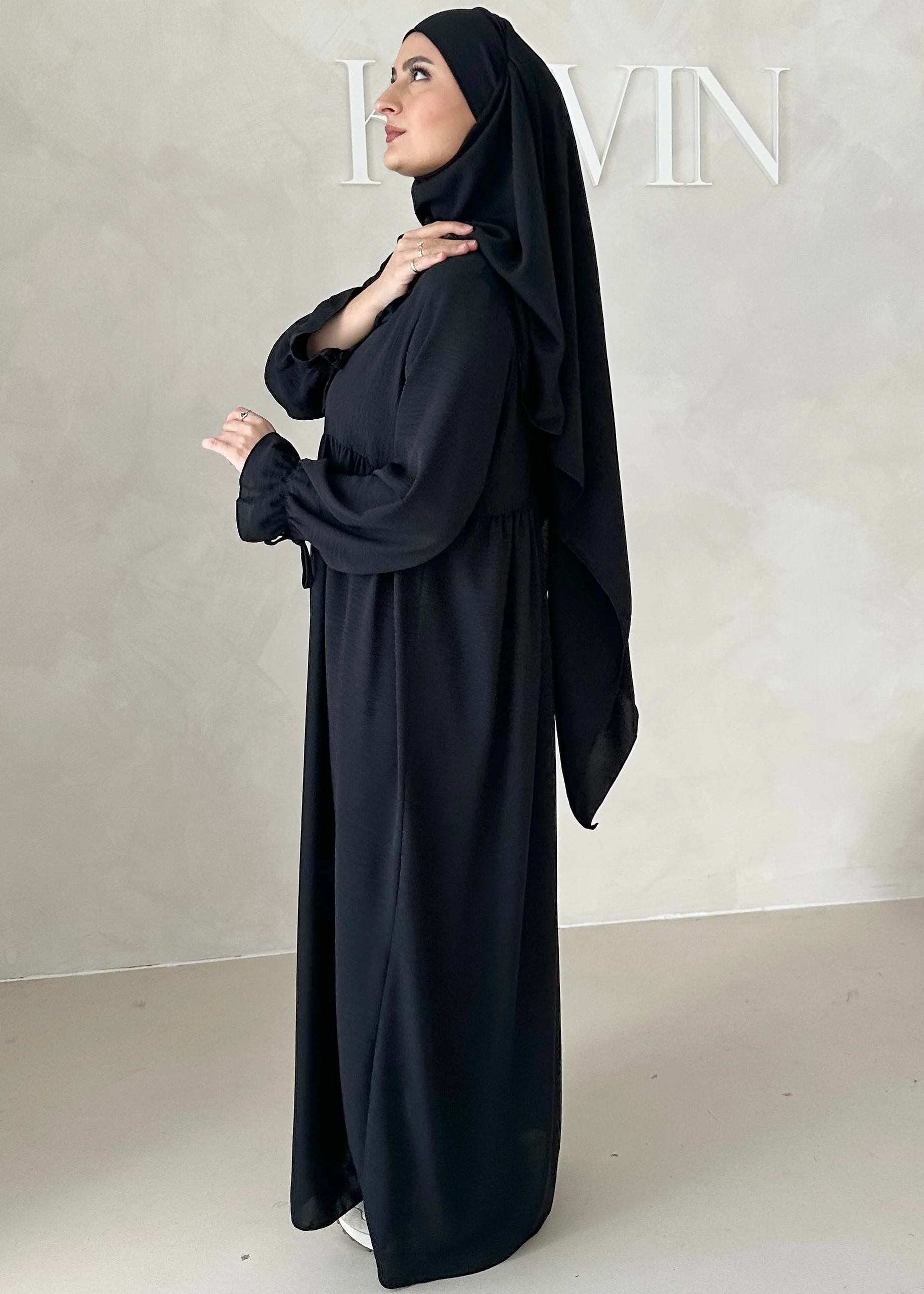Comfort Abaya Set mit Khimar - Image 43