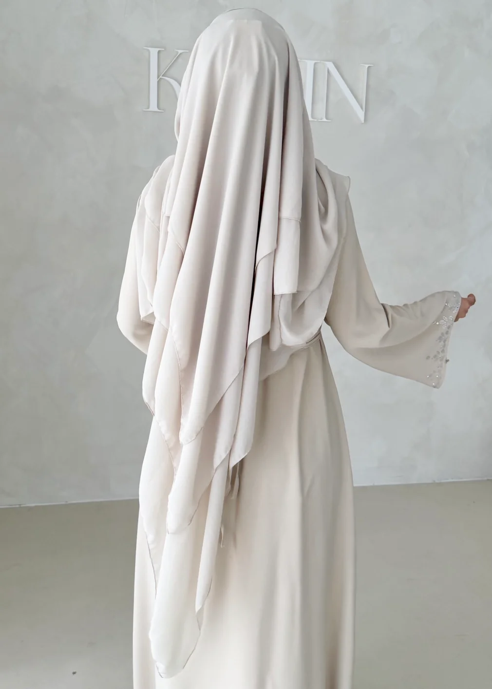 Dreilagiger Chiffon Khimar - Image 3