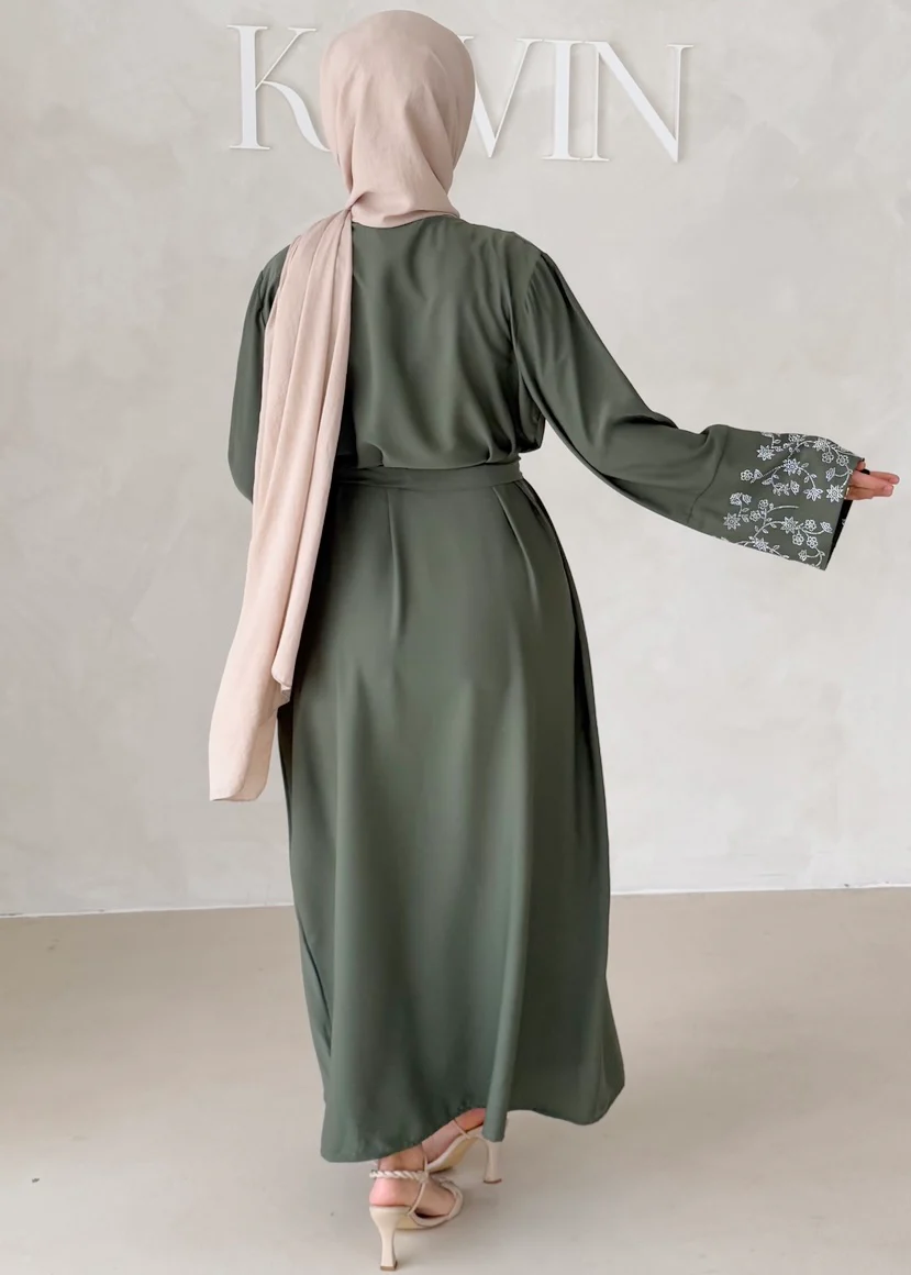 Floral Glam Abaya - Image 12
