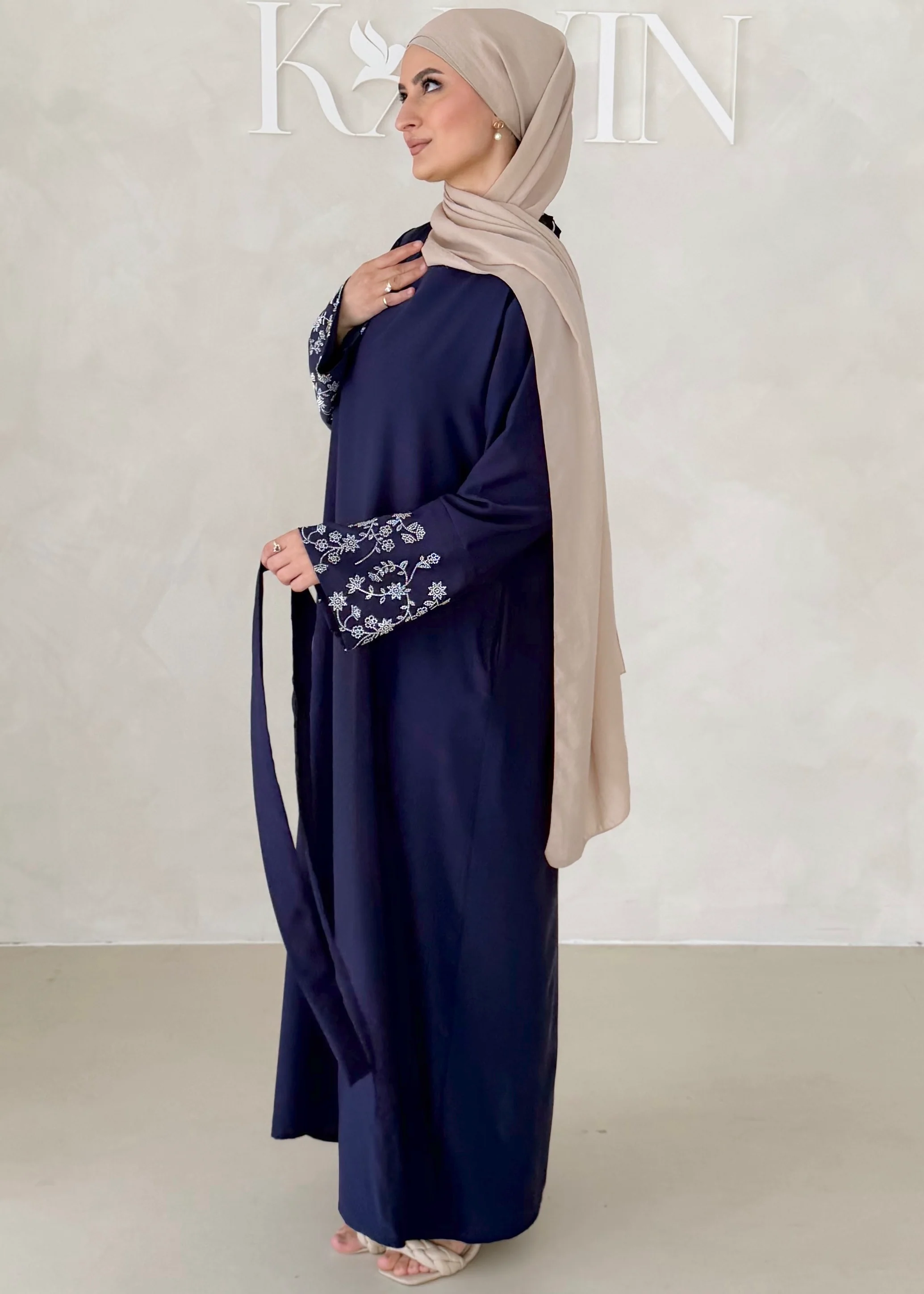 Floral Glam Abaya - Image 14