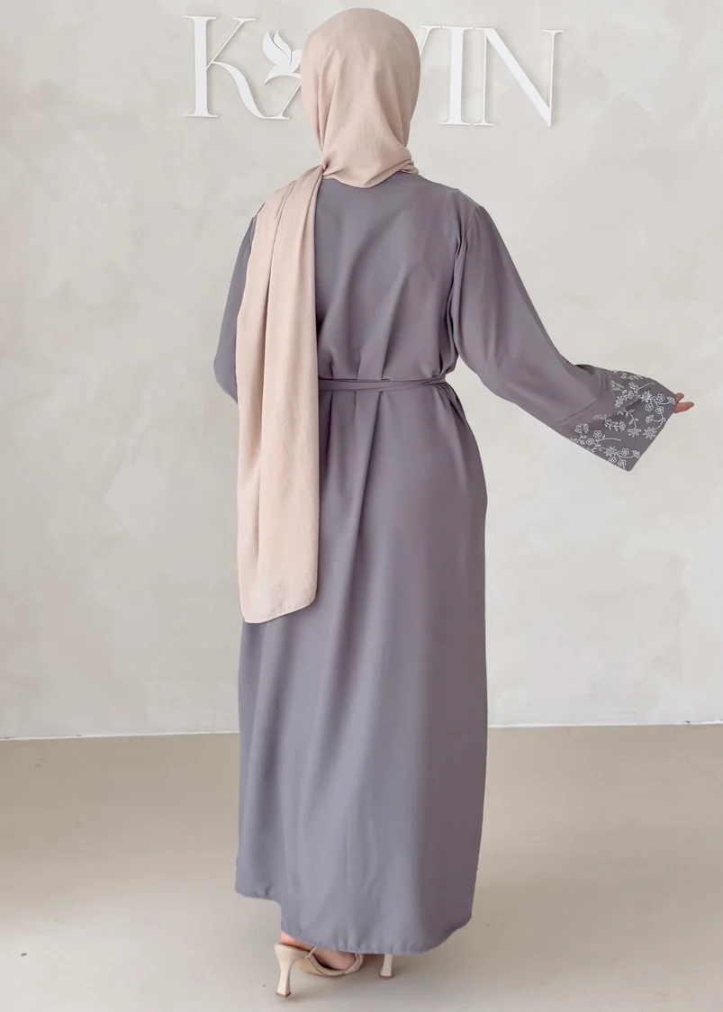 Floral Glam Abaya - Image 18