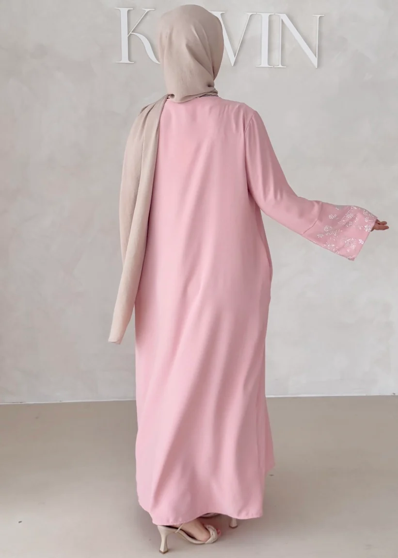 Floral Glam Abaya - Image 24