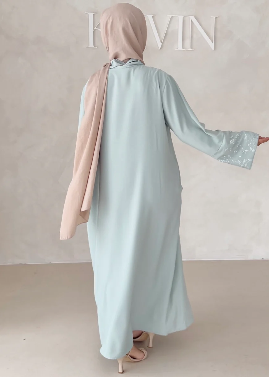 Floral Glam Abaya - Image 27