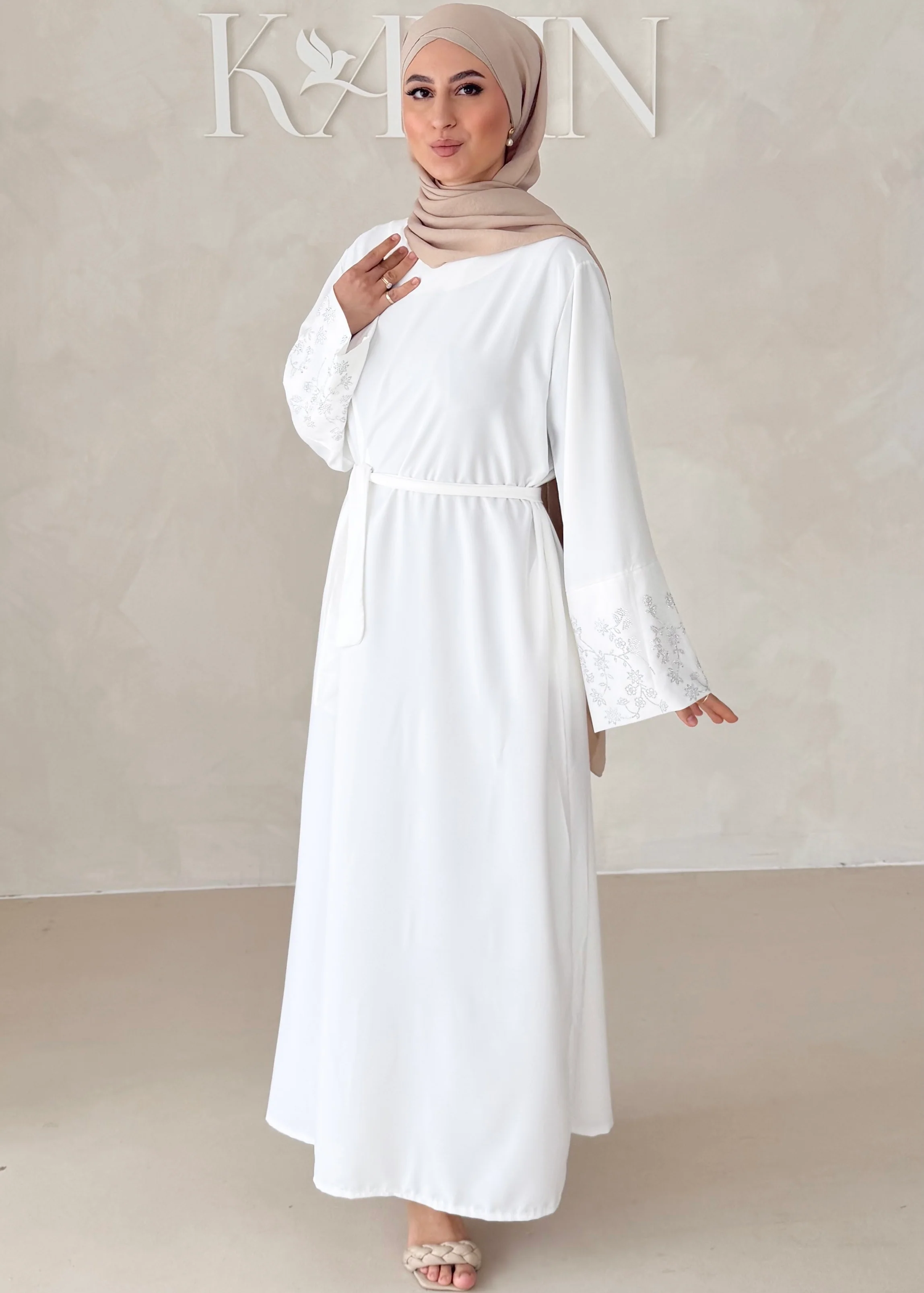 Floral Glam Abaya - Image 28