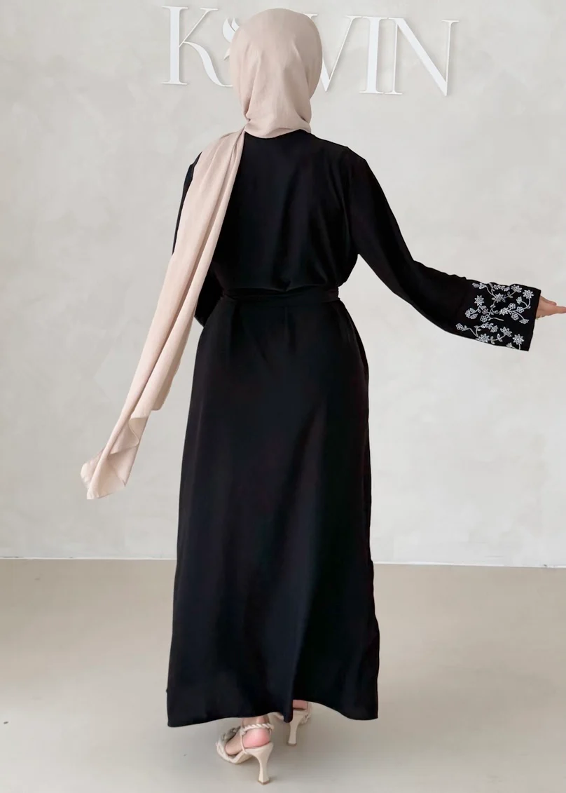 Floral Glam Abaya - Image 3