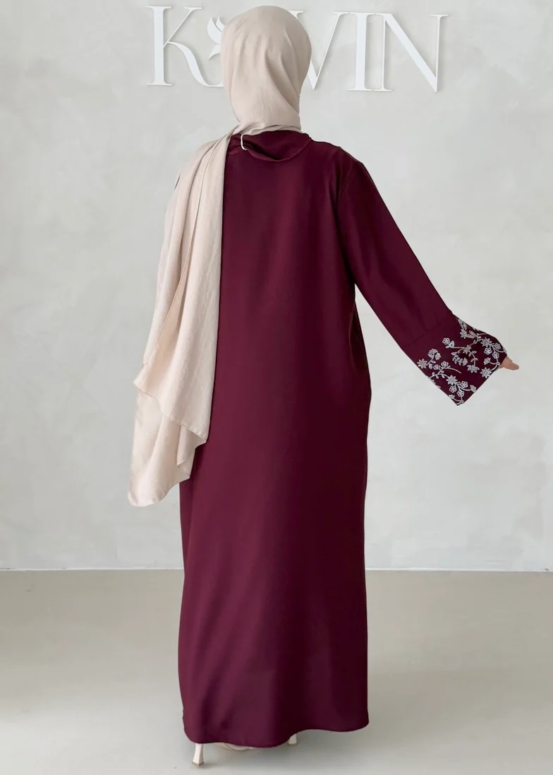 Floral Glam Abaya - Image 9