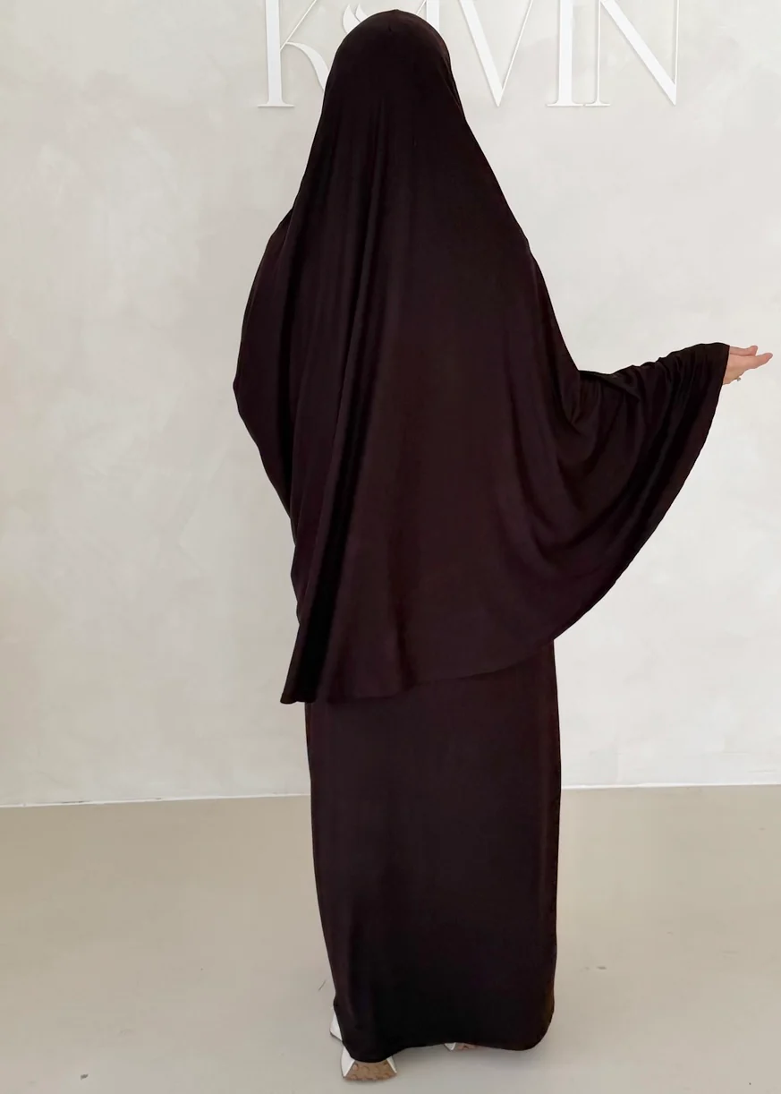 Iman Abaya Set mit Khimar - Image 12