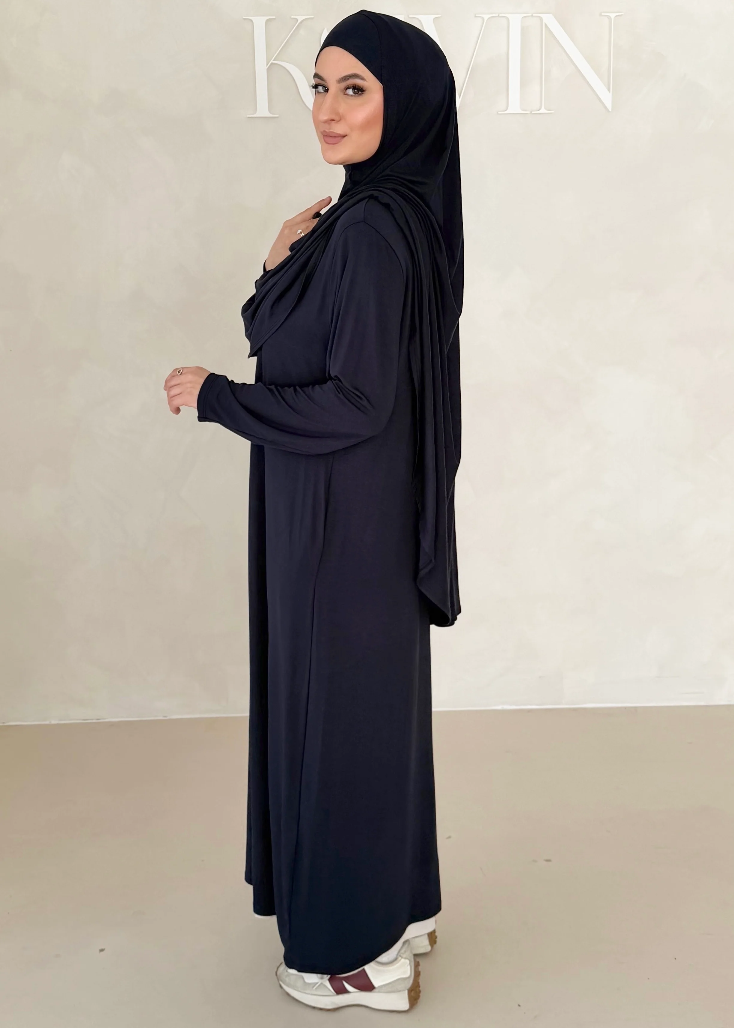 Iman Abaya Set mit Khimar - Image 16