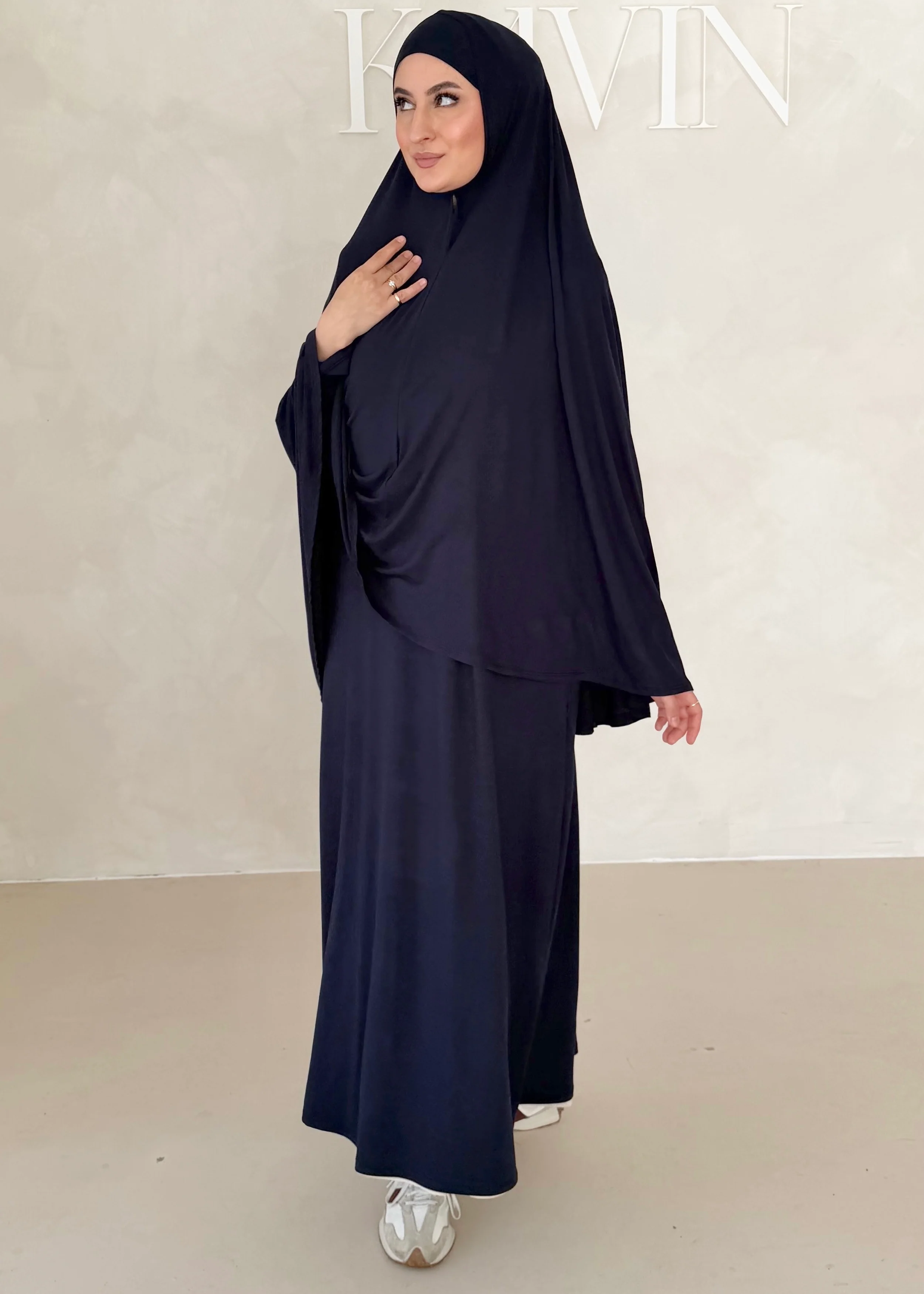 Iman Abaya Set mit Khimar - Image 17