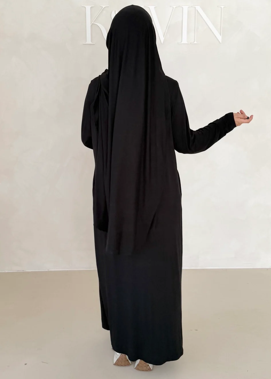 Iman Abaya Set mit Khimar - Image 21