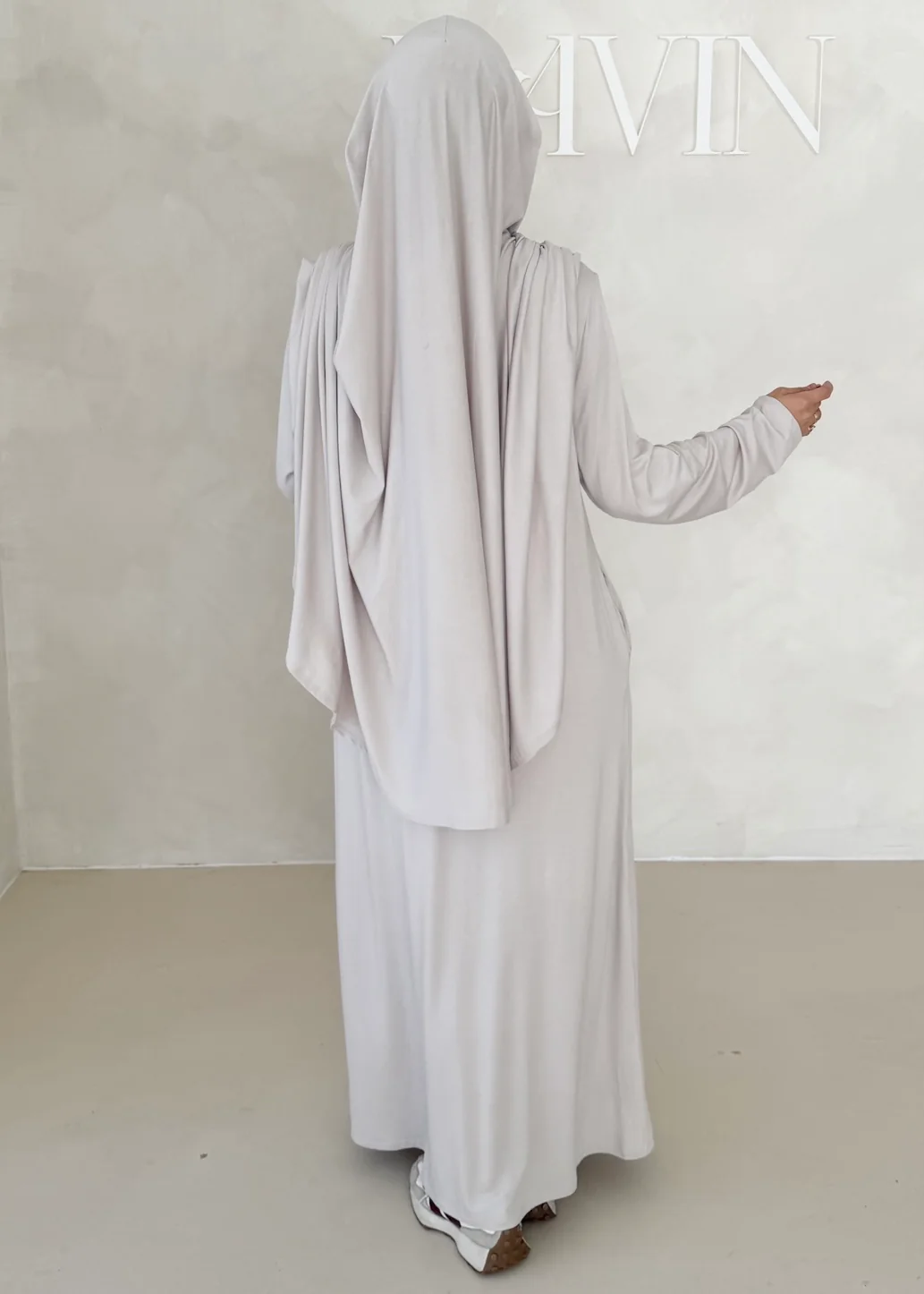 Iman Abaya Set mit Khimar - Image 6