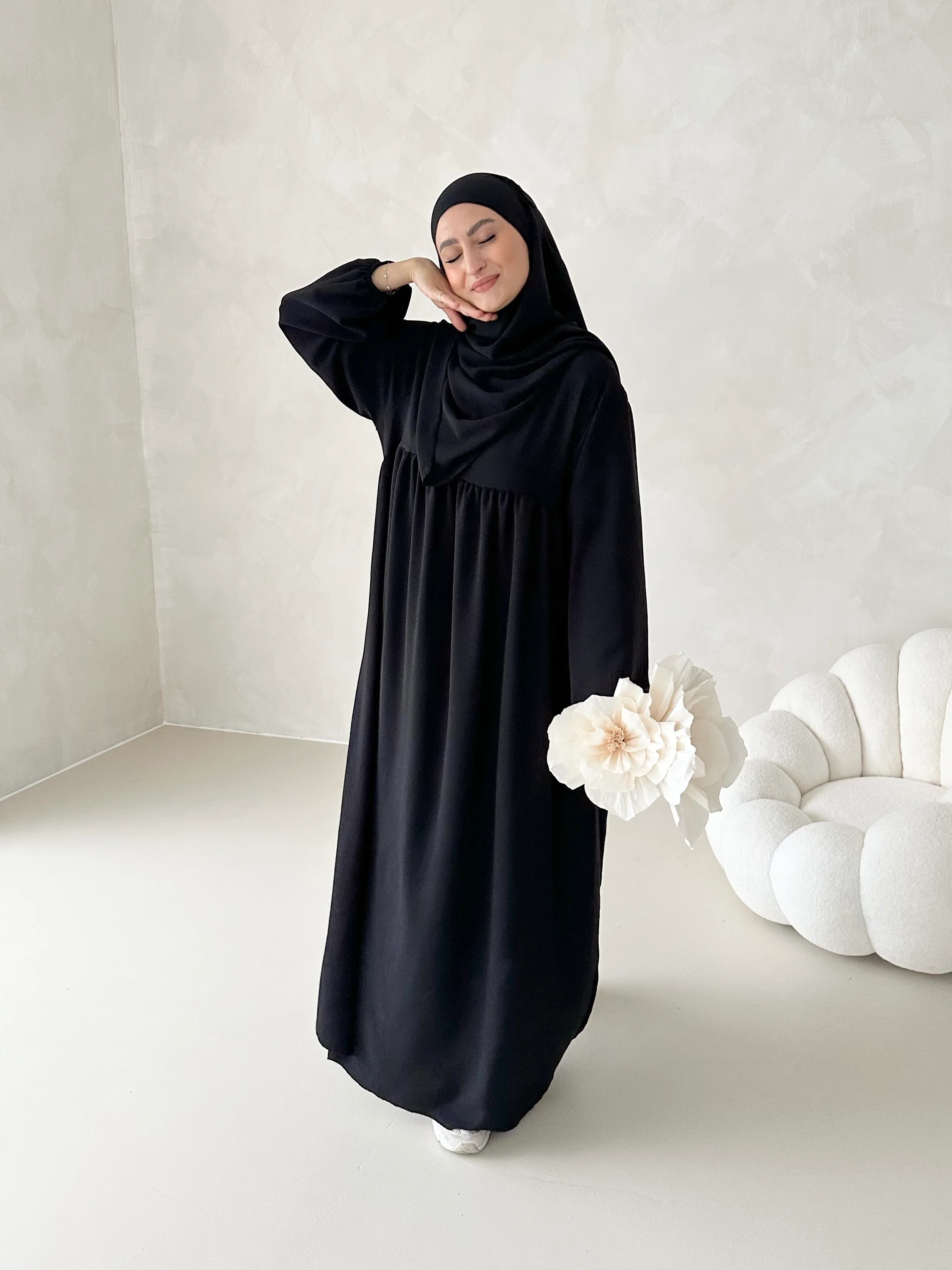 DAILY Abaya SET mit Khimar - Image 45