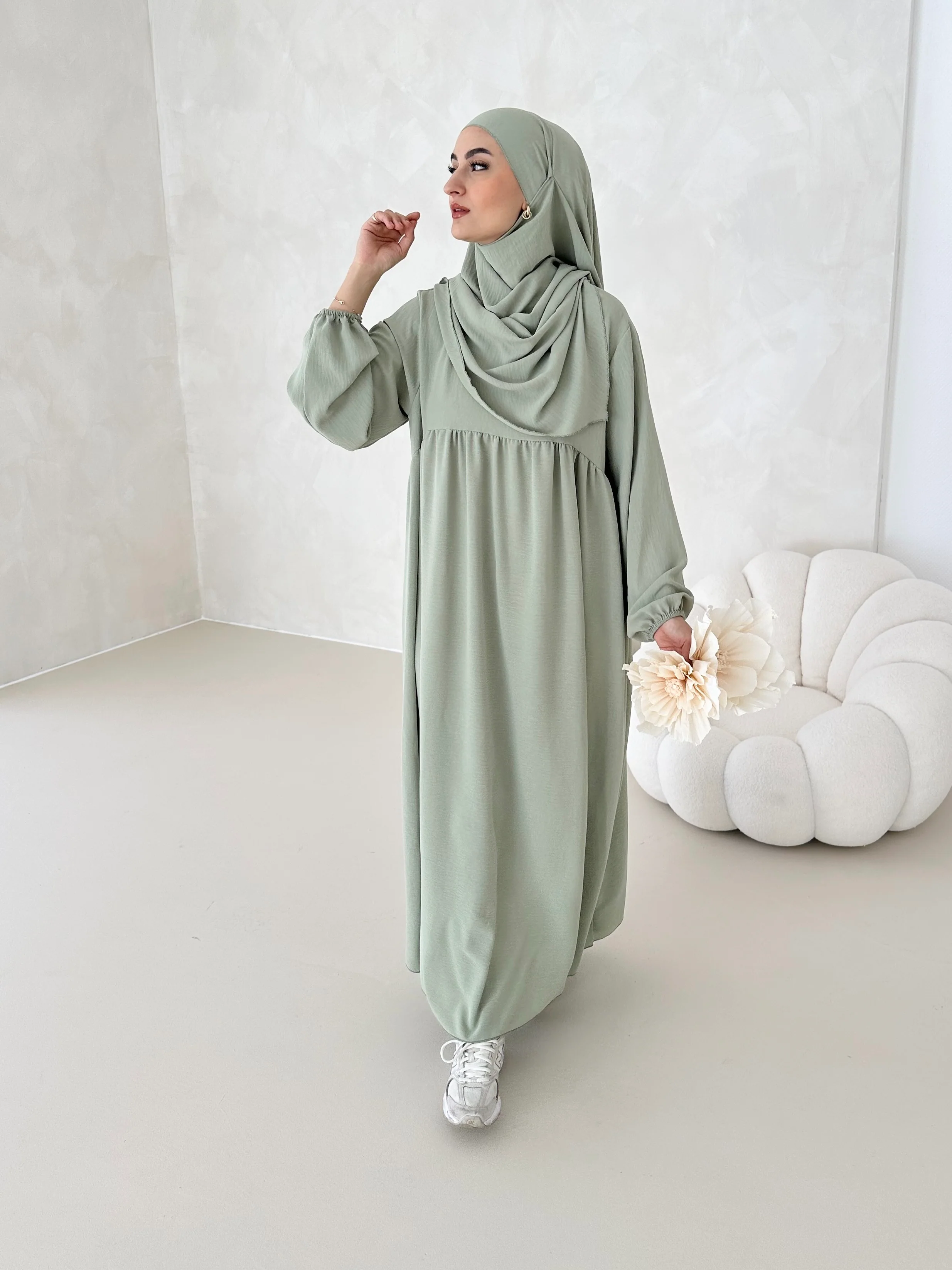 DAILY Abaya SET mit Khimar - Image 54
