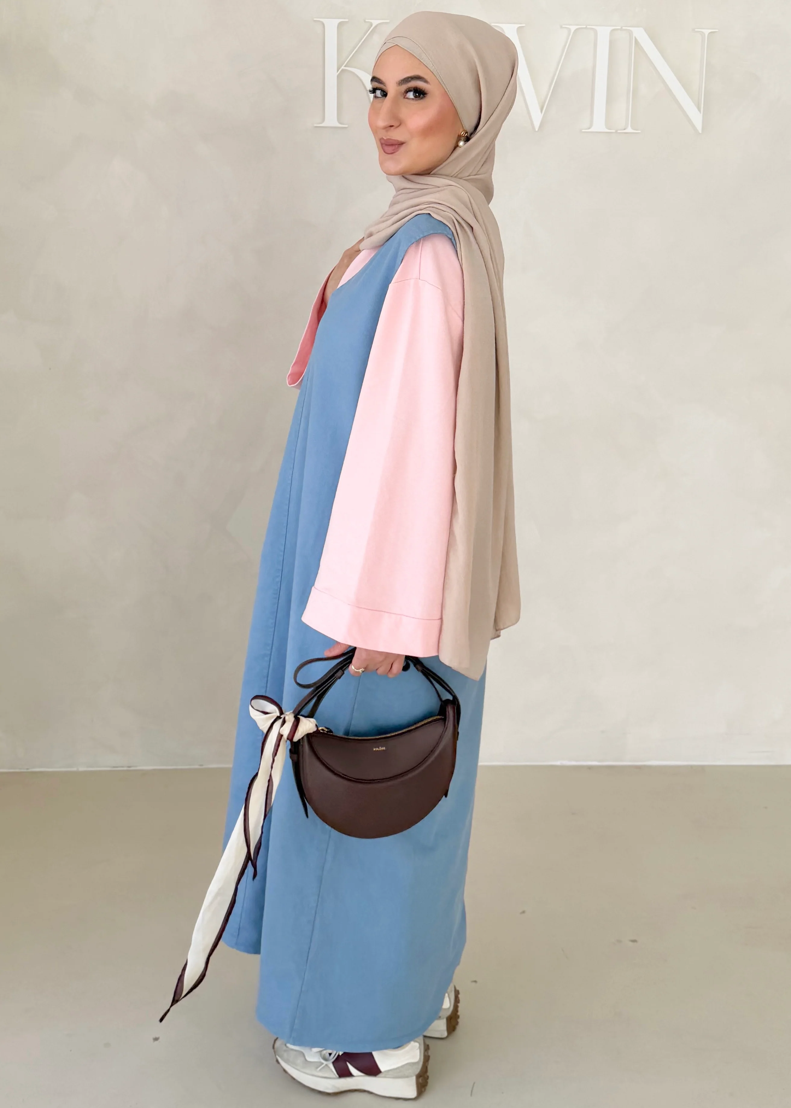 Kurzarm DENIM Kleid - Image 15