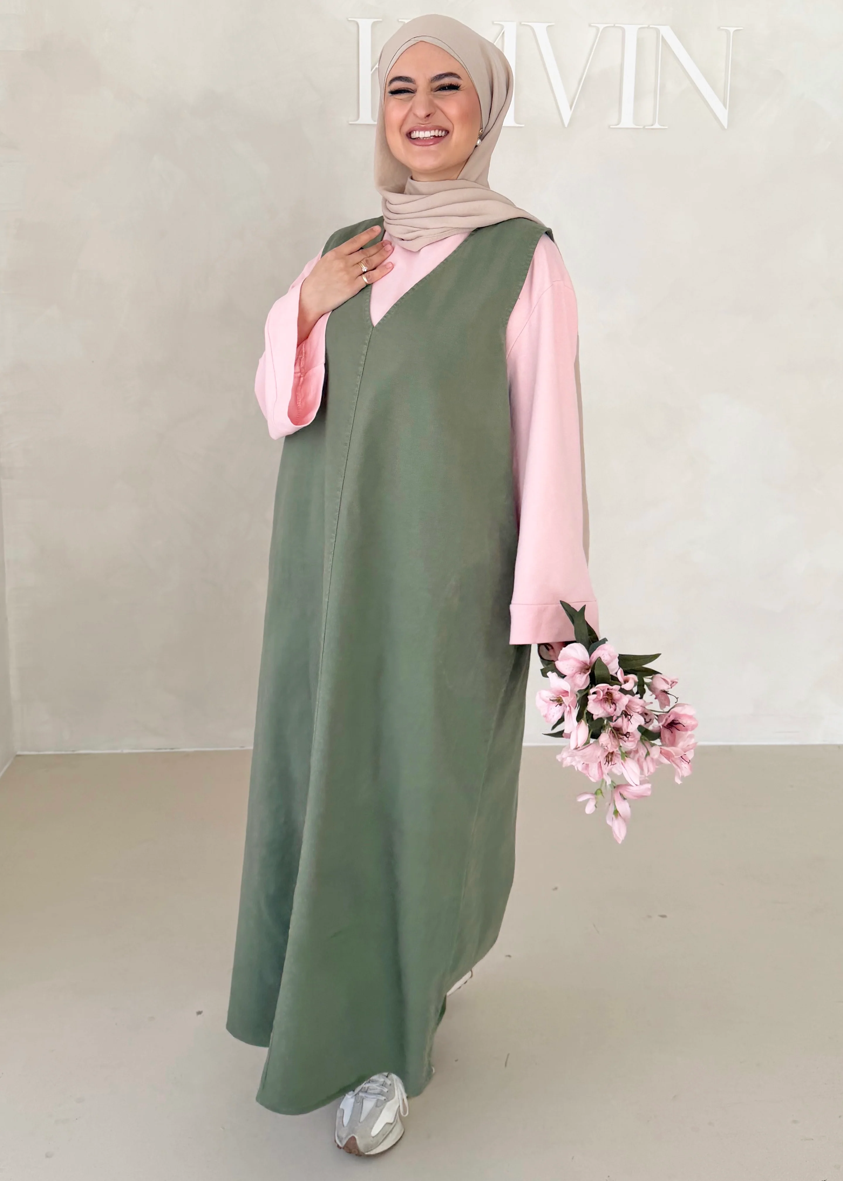 Kurzarm DENIM Kleid - Image 23