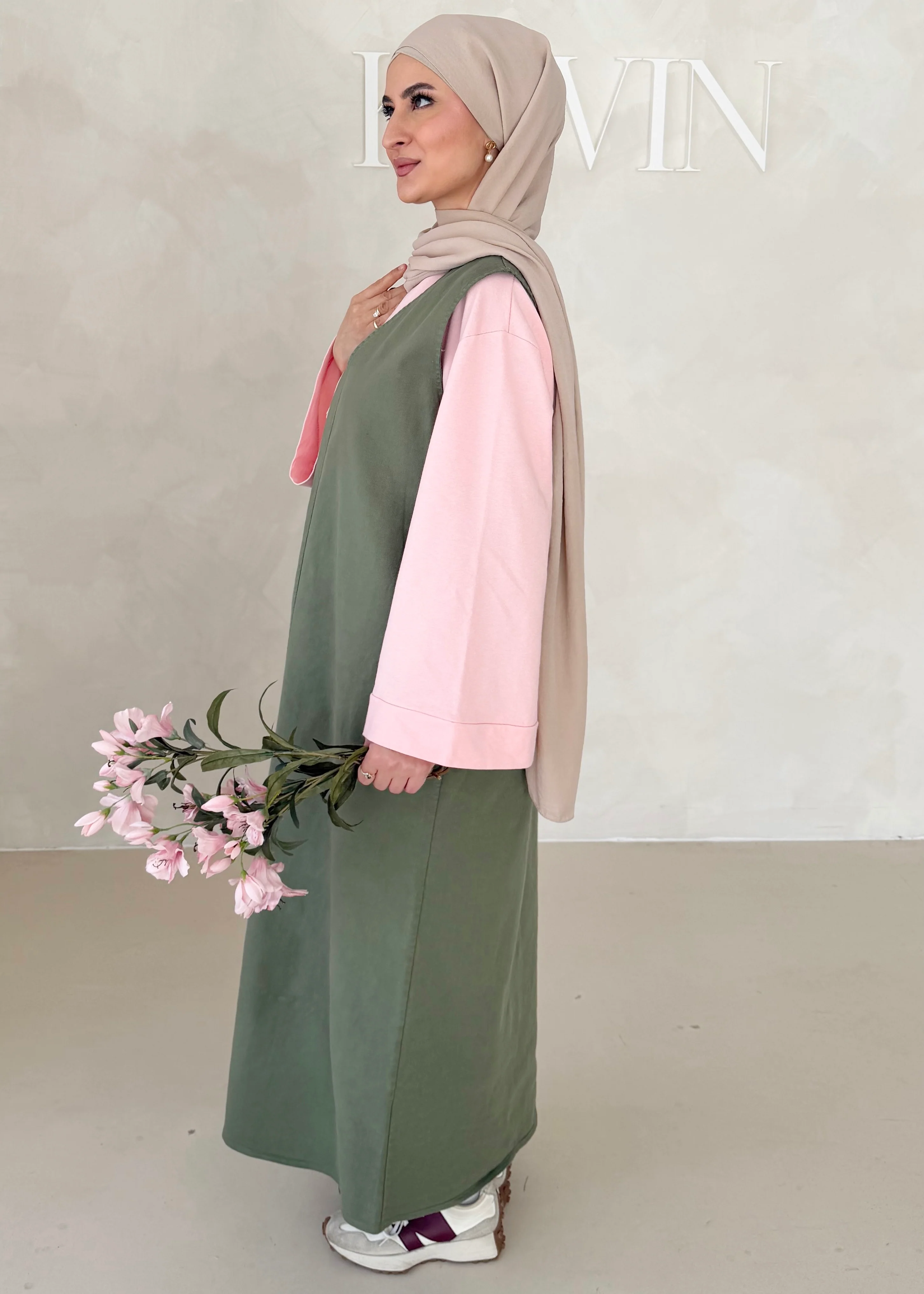 Kurzarm DENIM Kleid - Image 24