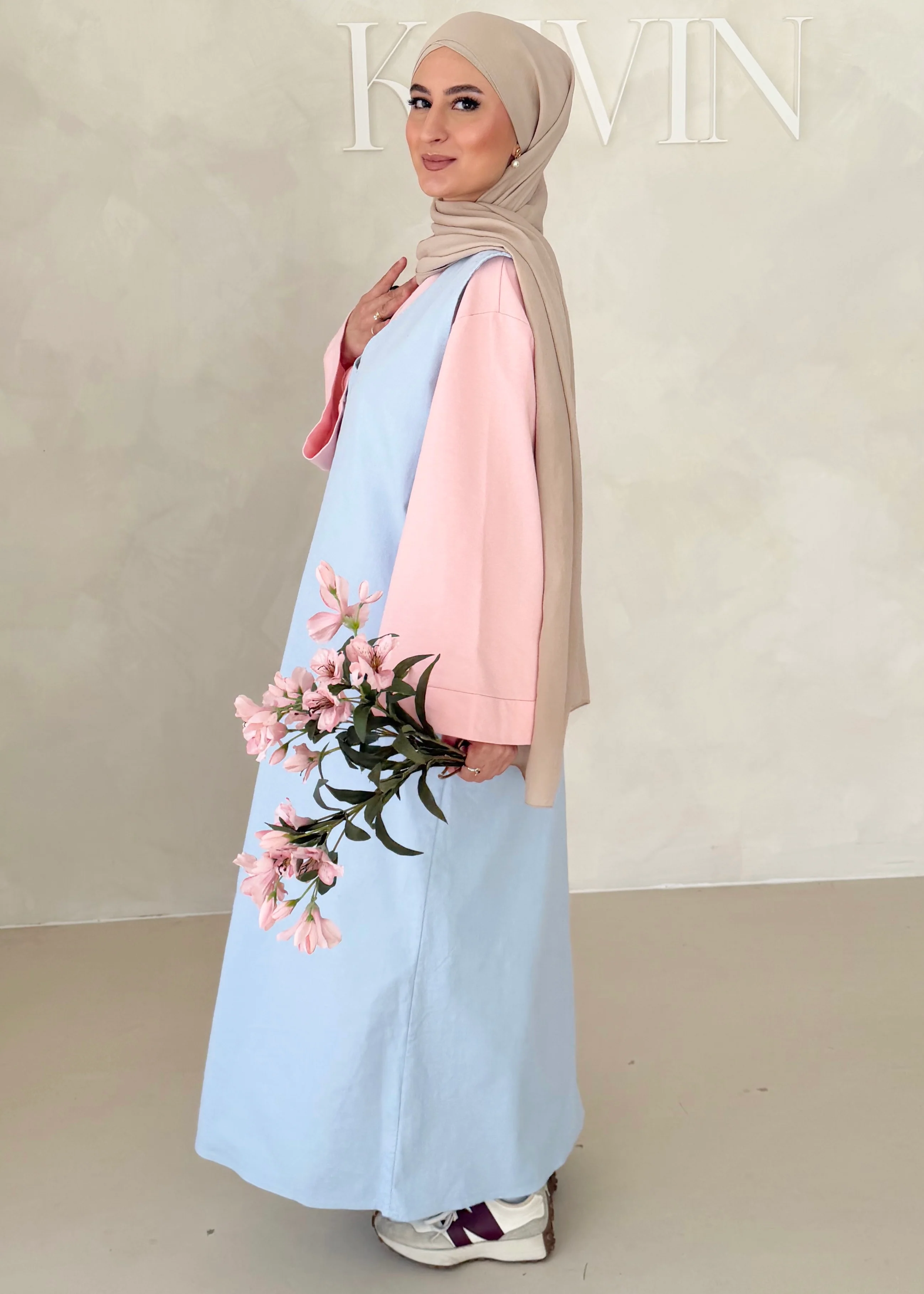 Kurzarm DENIM Kleid - Image 6
