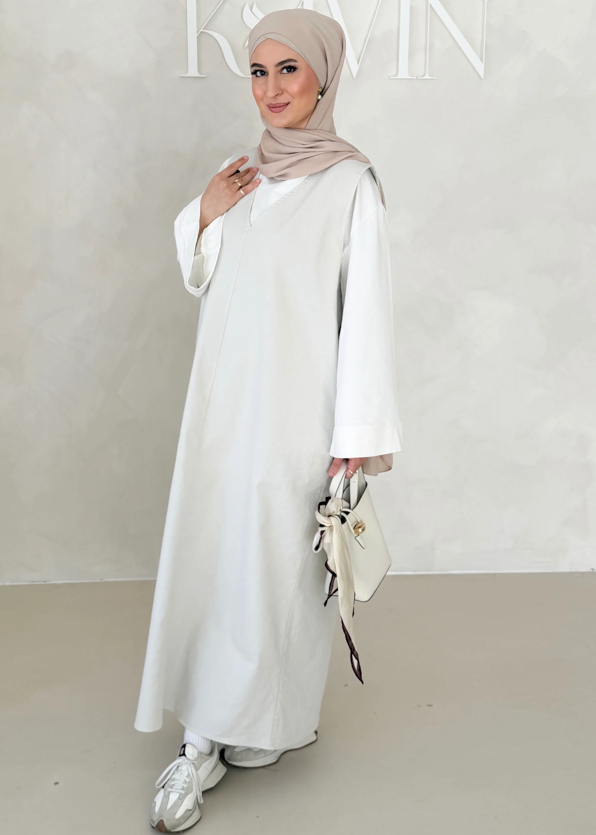 Kurzarm DENIM Kleid - Image 8