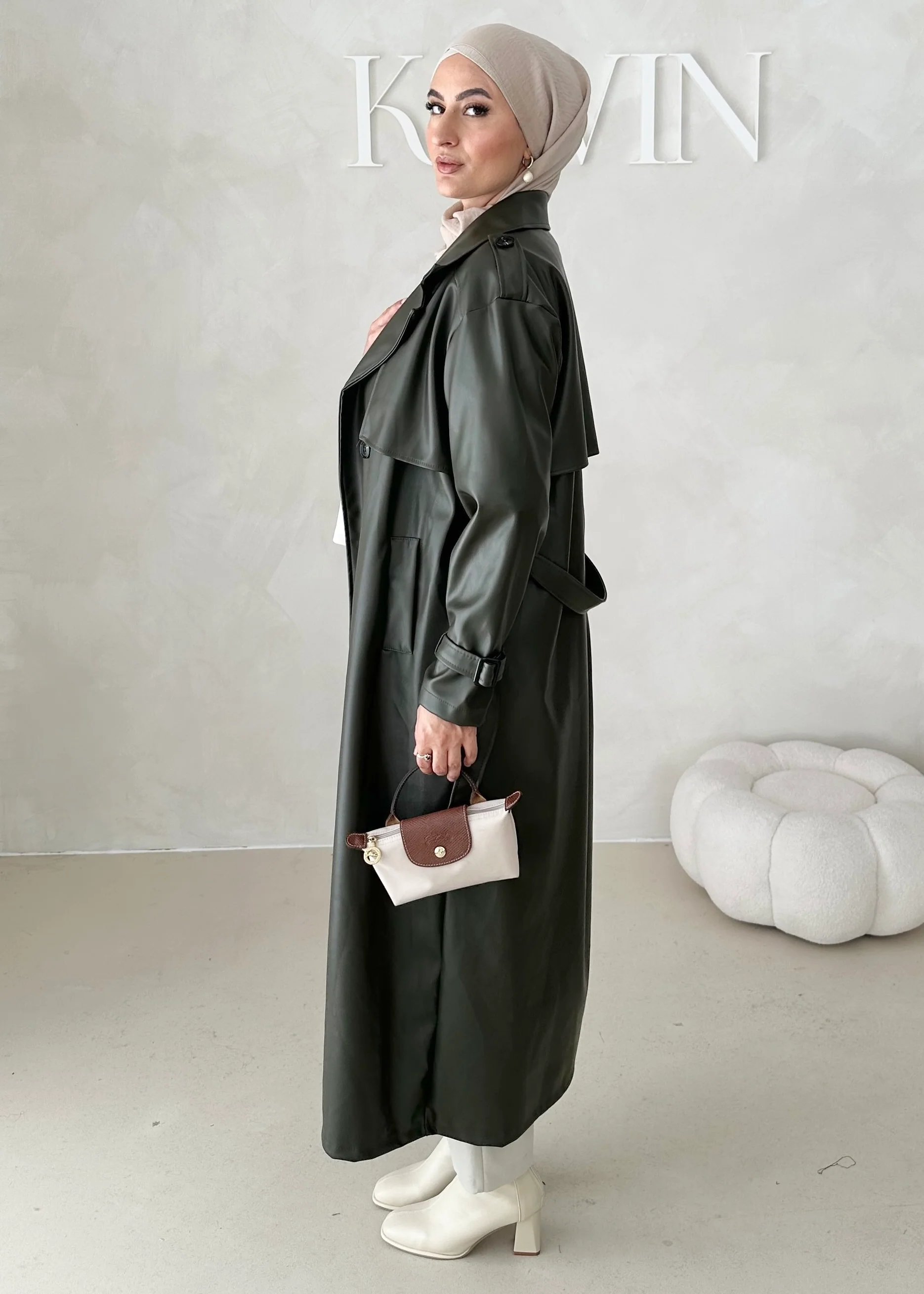 Trenchcoat in Lederoptik - Image 15