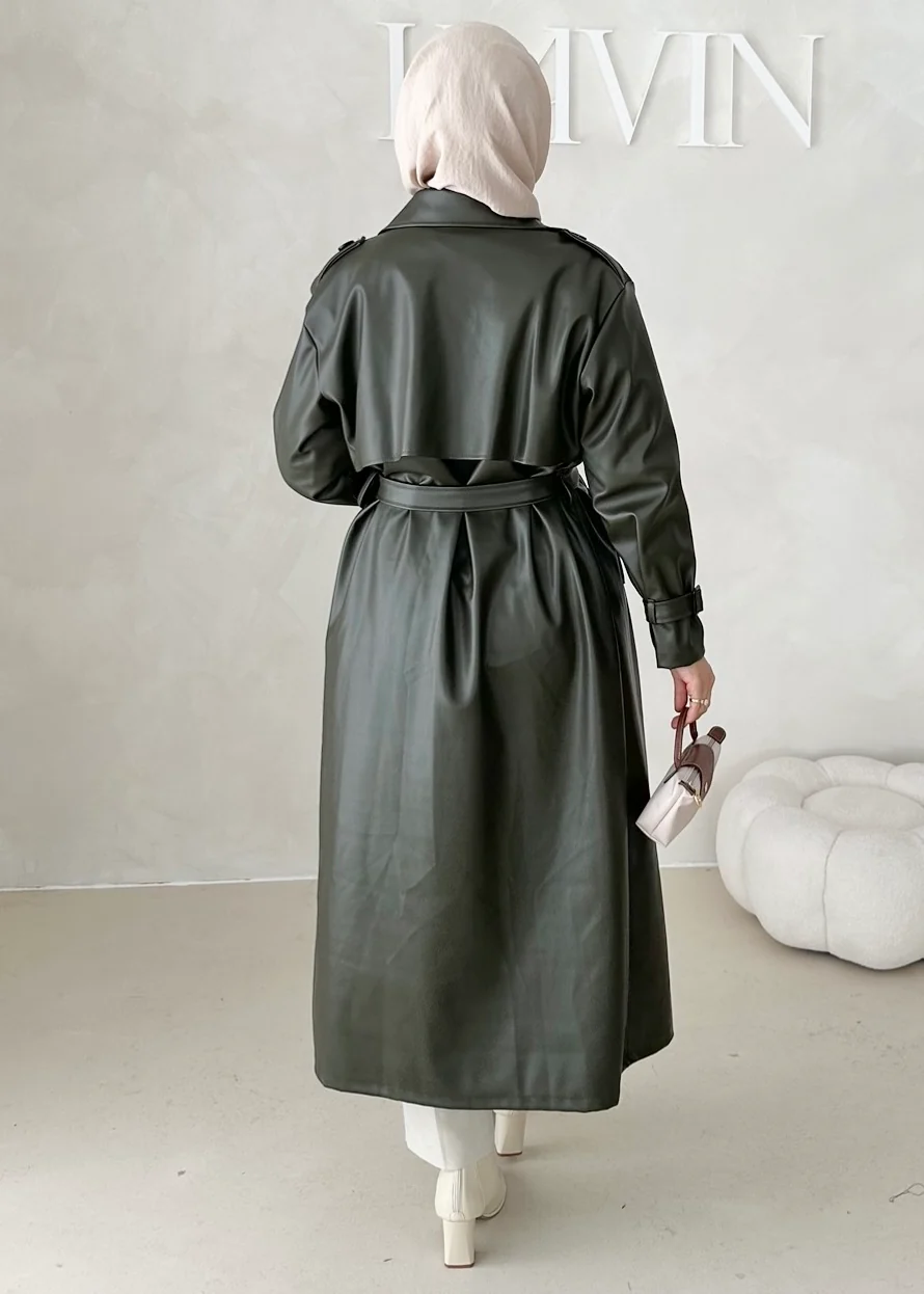 Trenchcoat in Lederoptik - Image 16