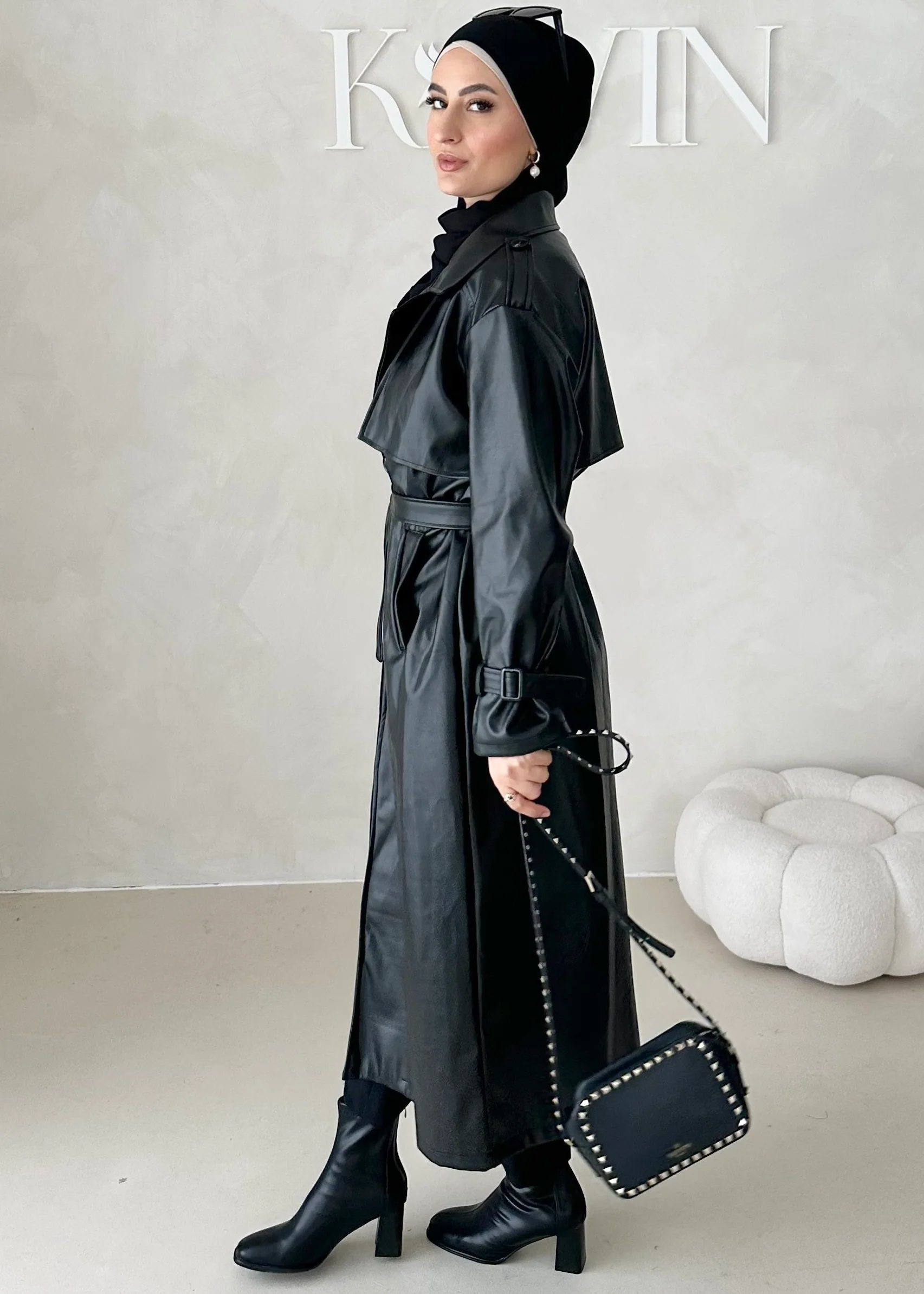 Trenchcoat in Lederoptik - Image 21