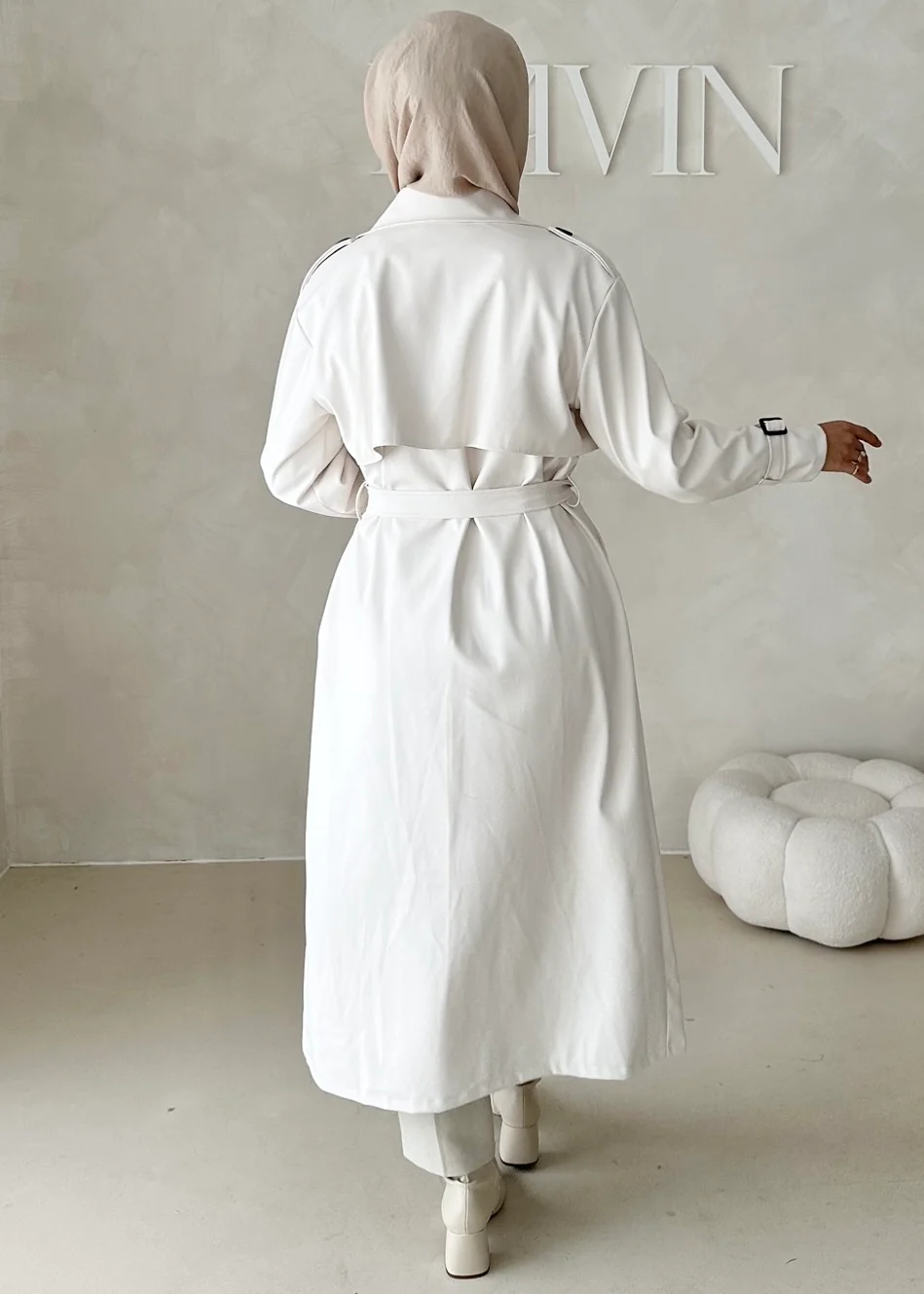 Trenchcoat in Lederoptik - Image 6