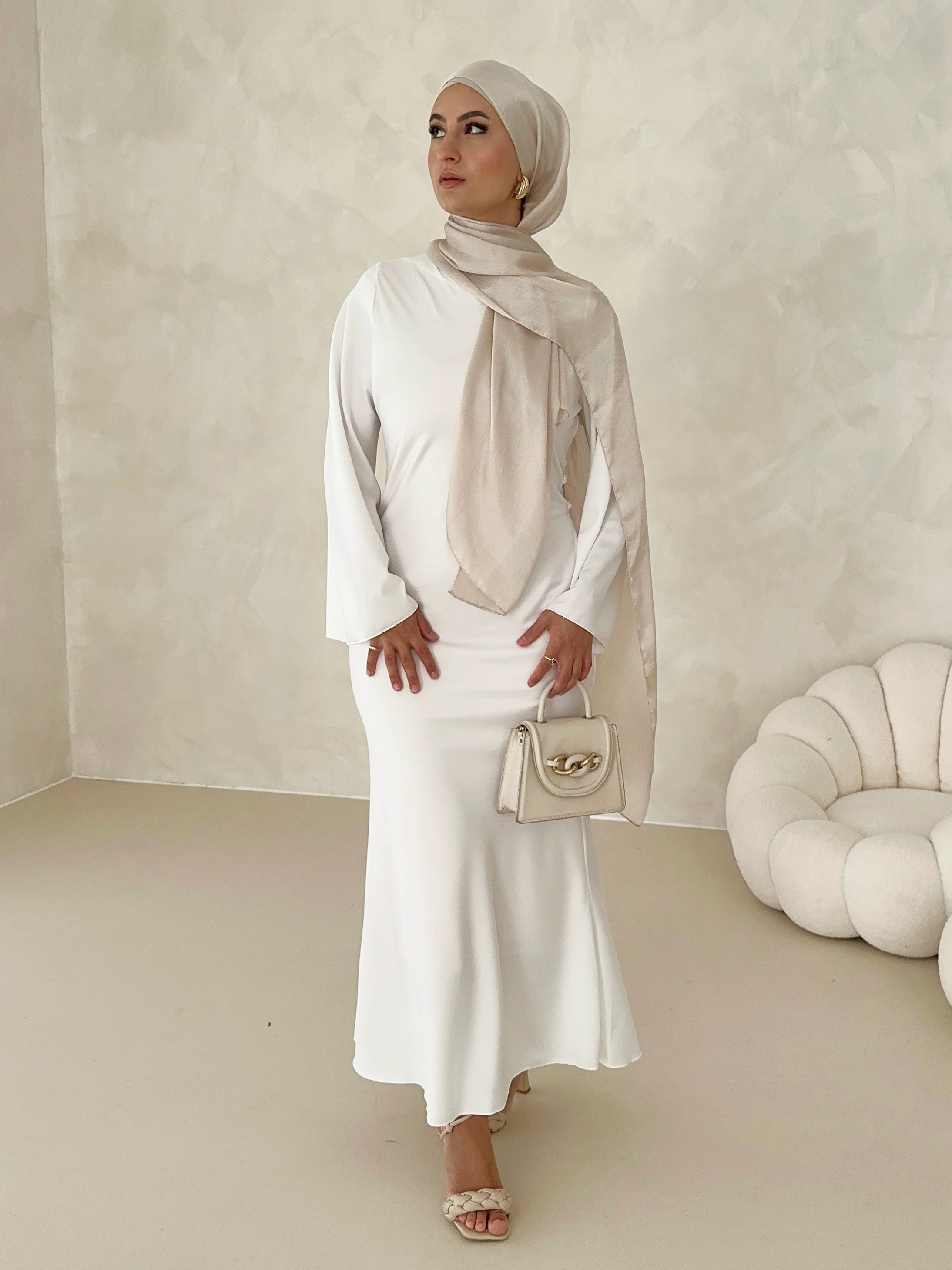 Satin-Optik Kleid - Image 14