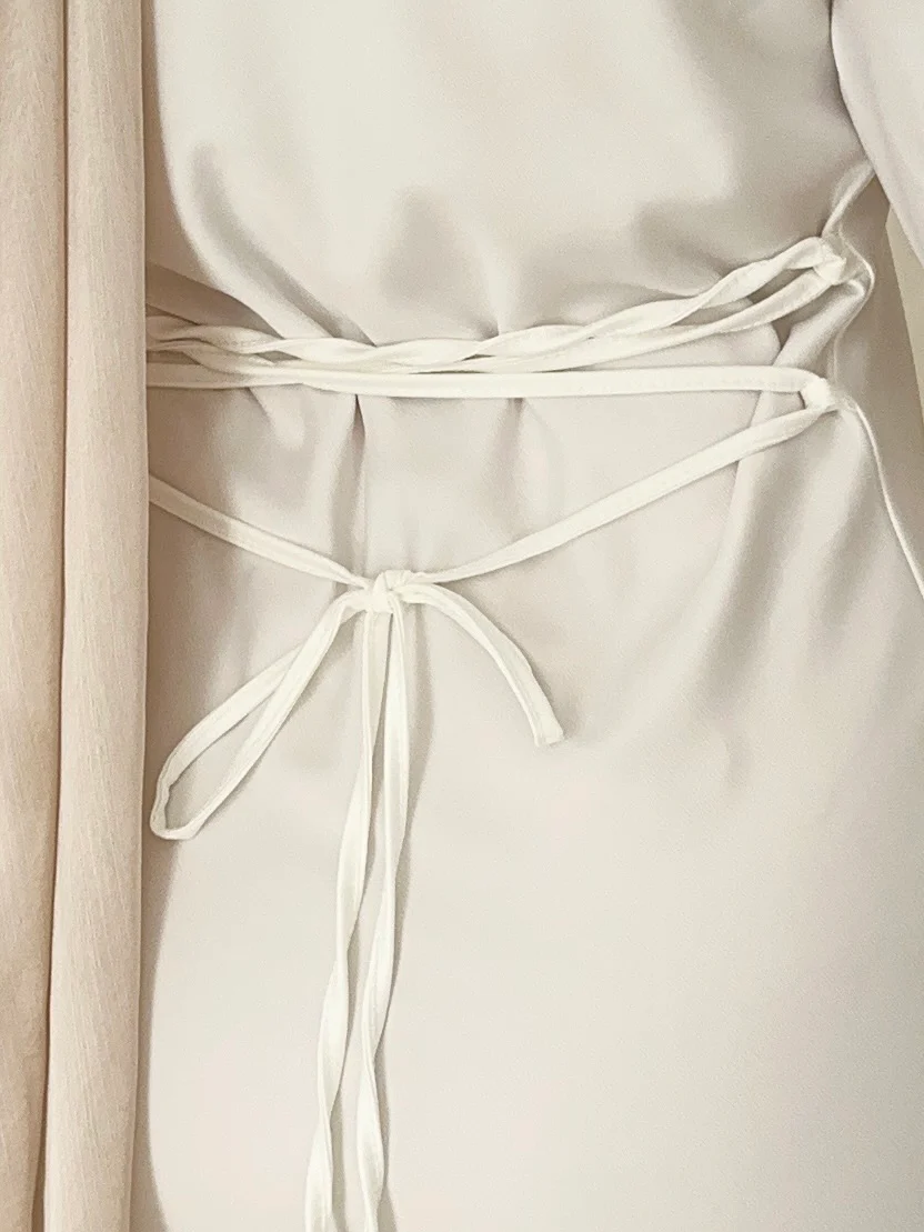 Satin-Optik Kleid - Image 15
