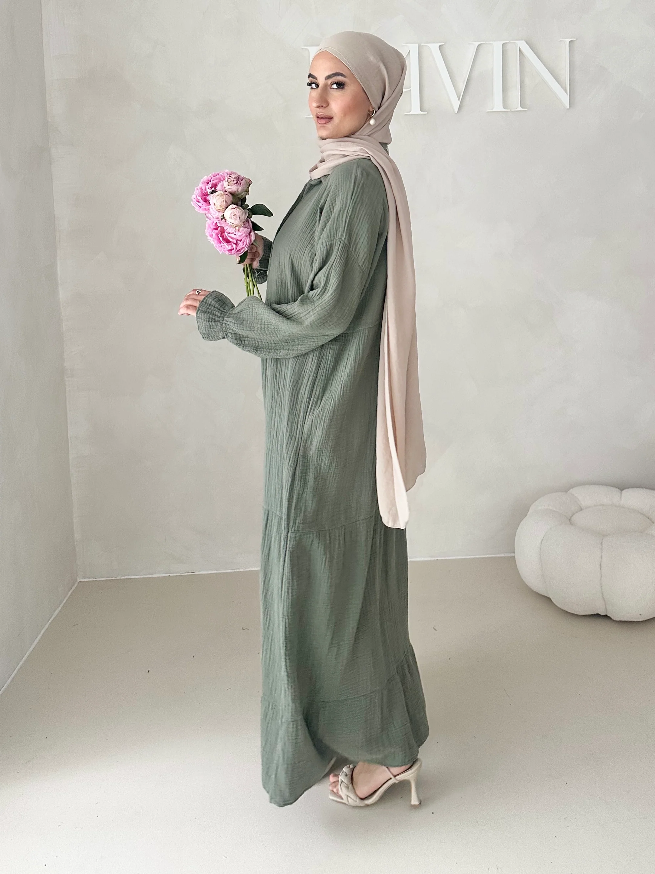 Musselin Boho Kleid - Image 12