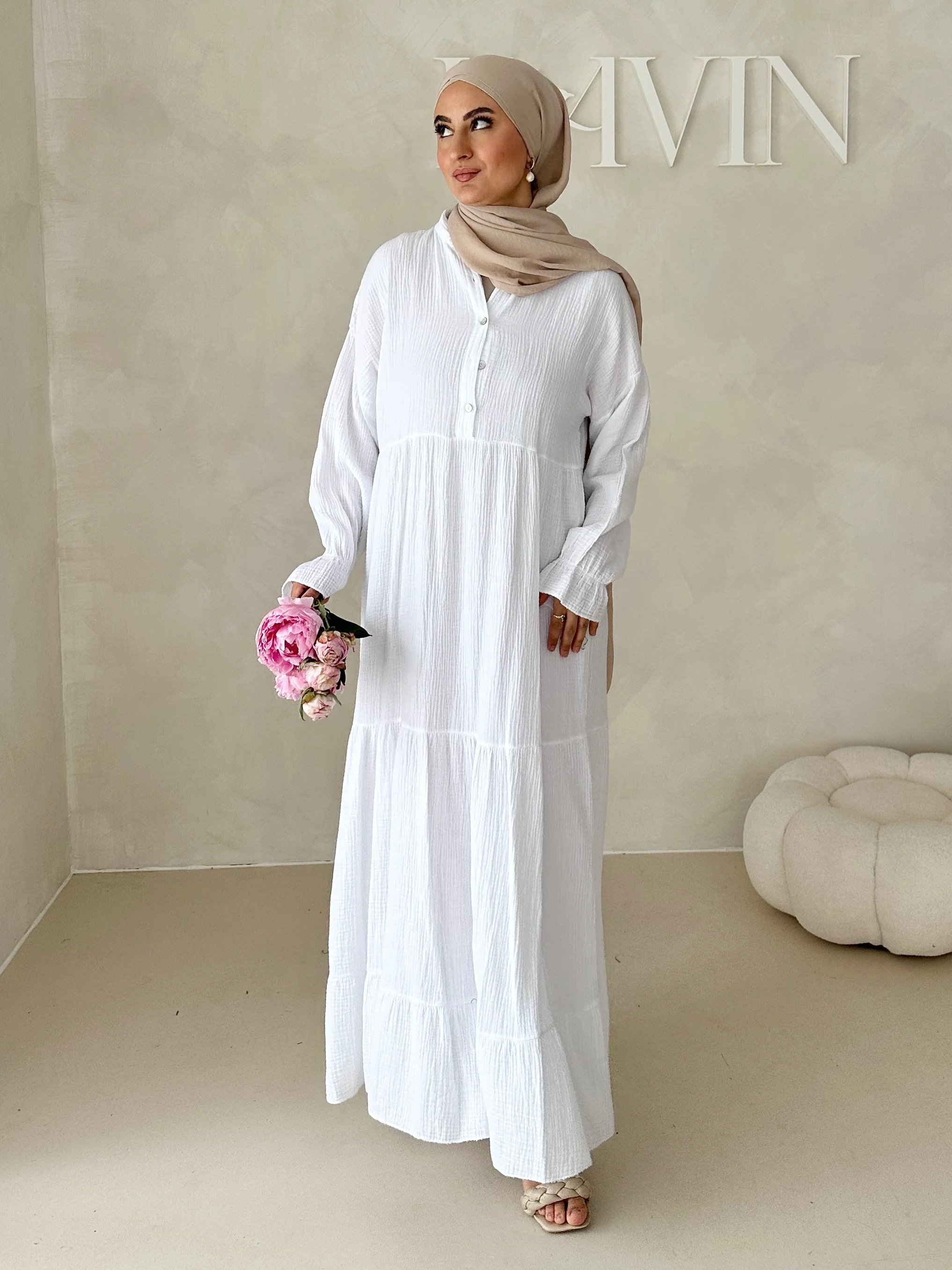Musselin Boho Kleid - Image 17