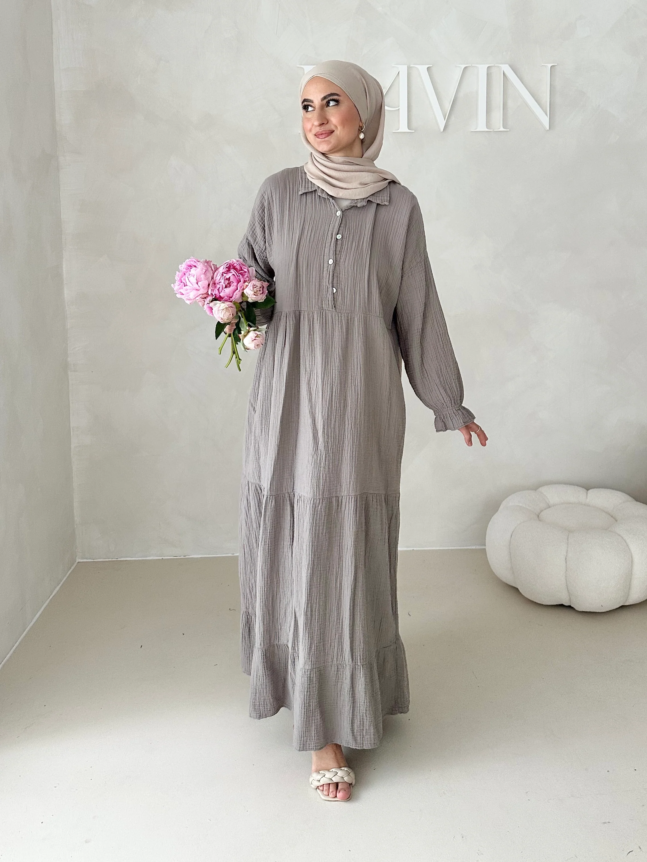 Musselin Boho Kleid - Image 18