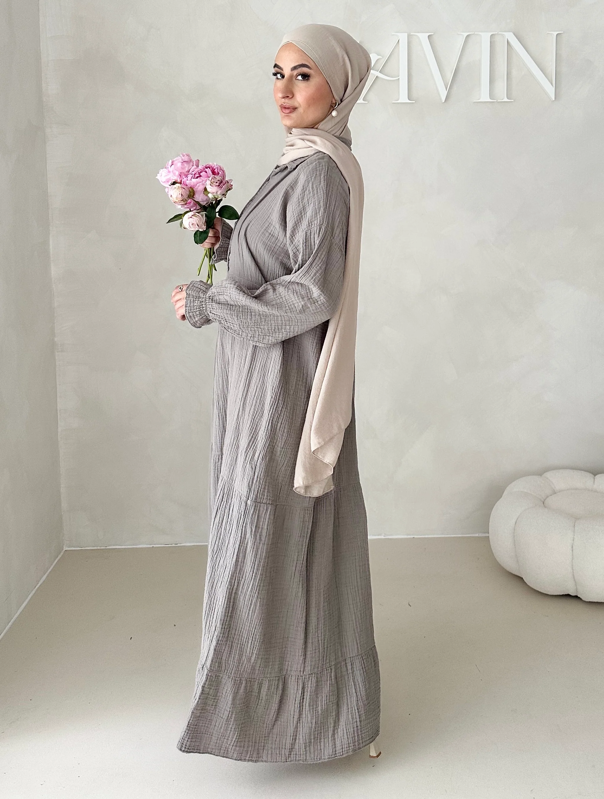 Musselin Boho Kleid - Image 19