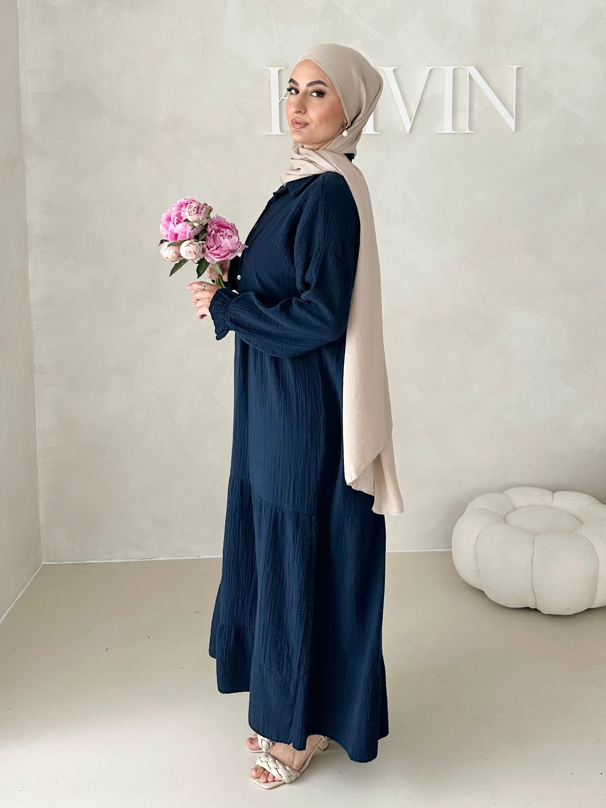 Musselin Boho Kleid - Image 21