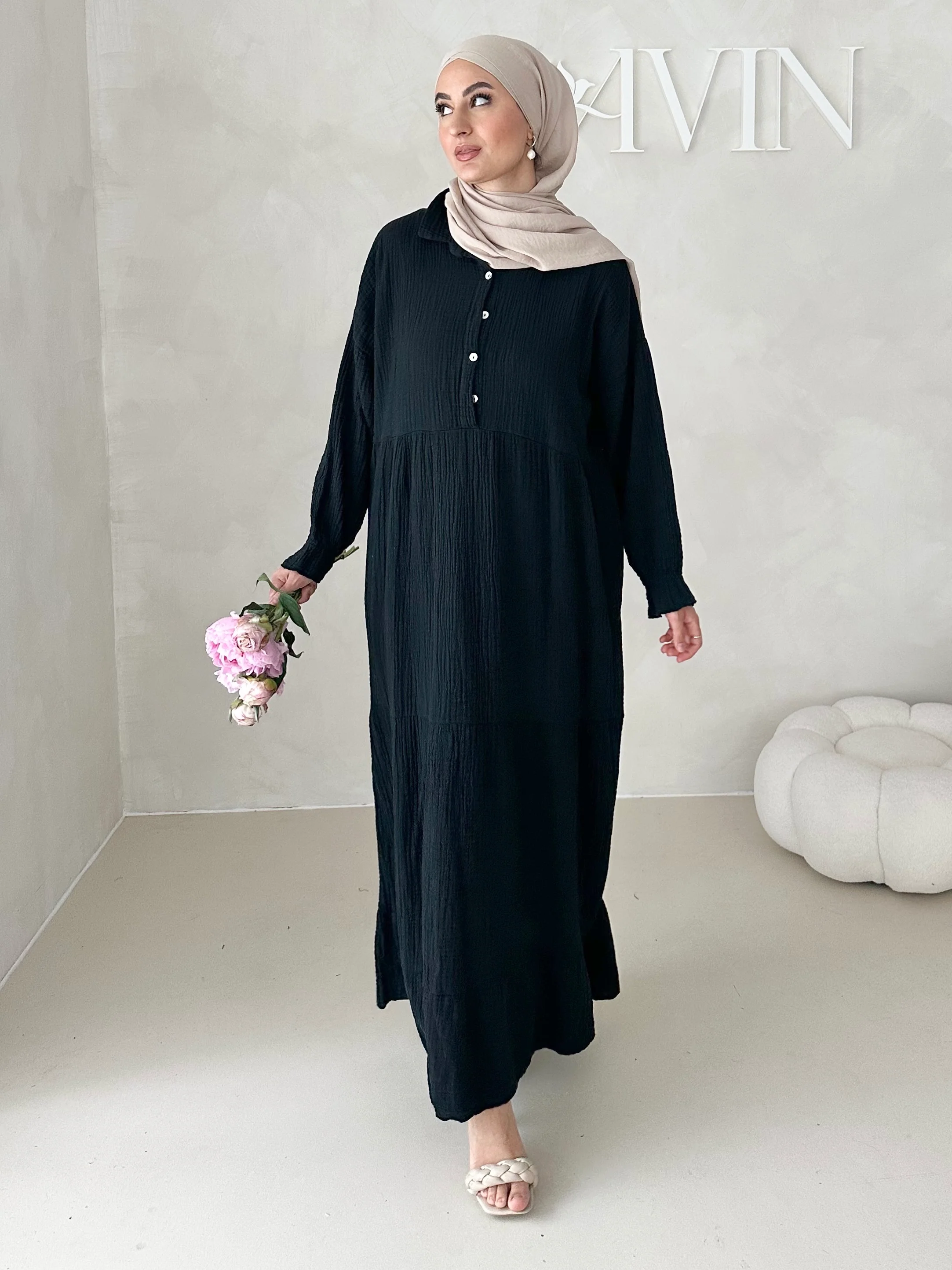 Musselin Boho Kleid - Image 22